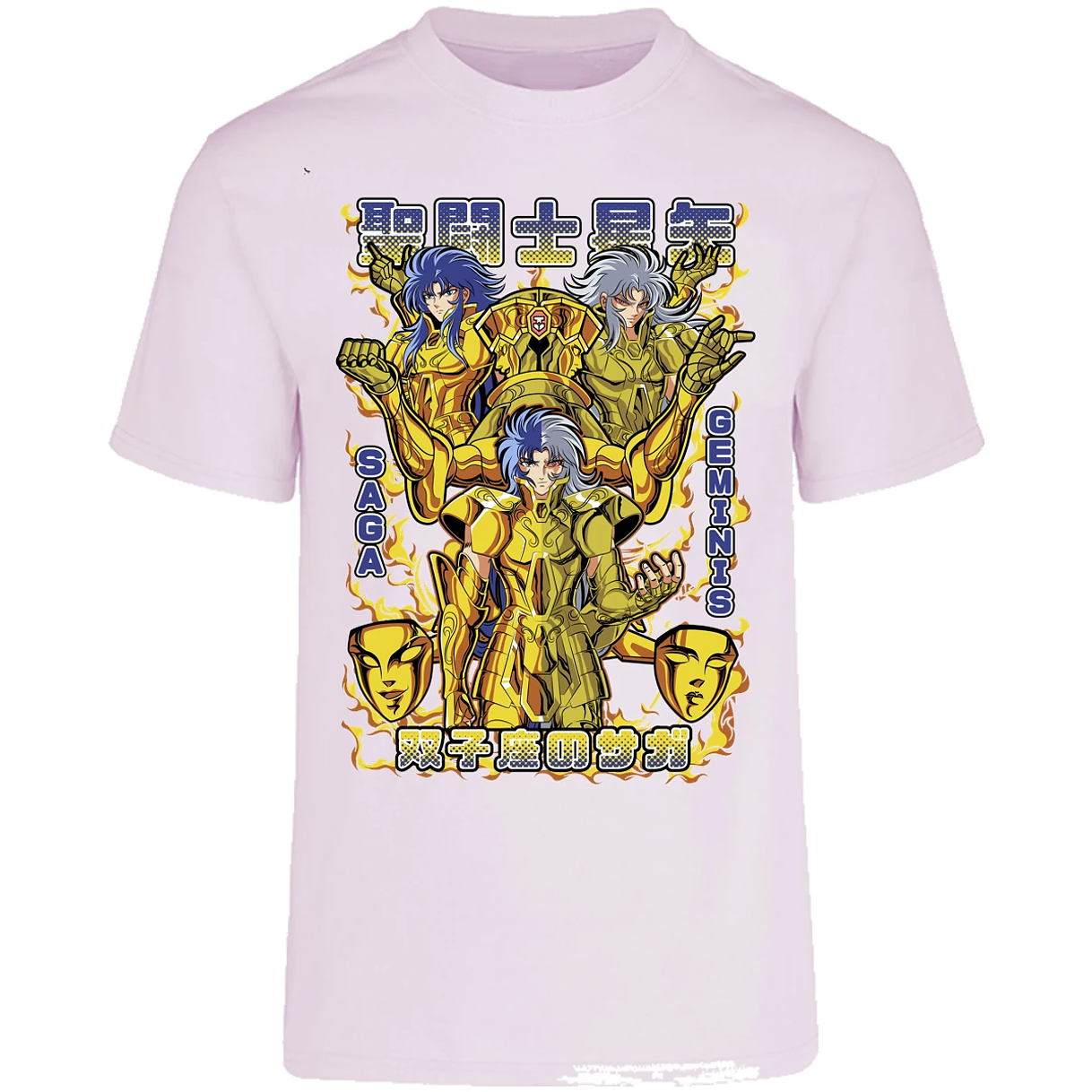 Playera Saint Seiya Saga De Geminis para Adulto 28