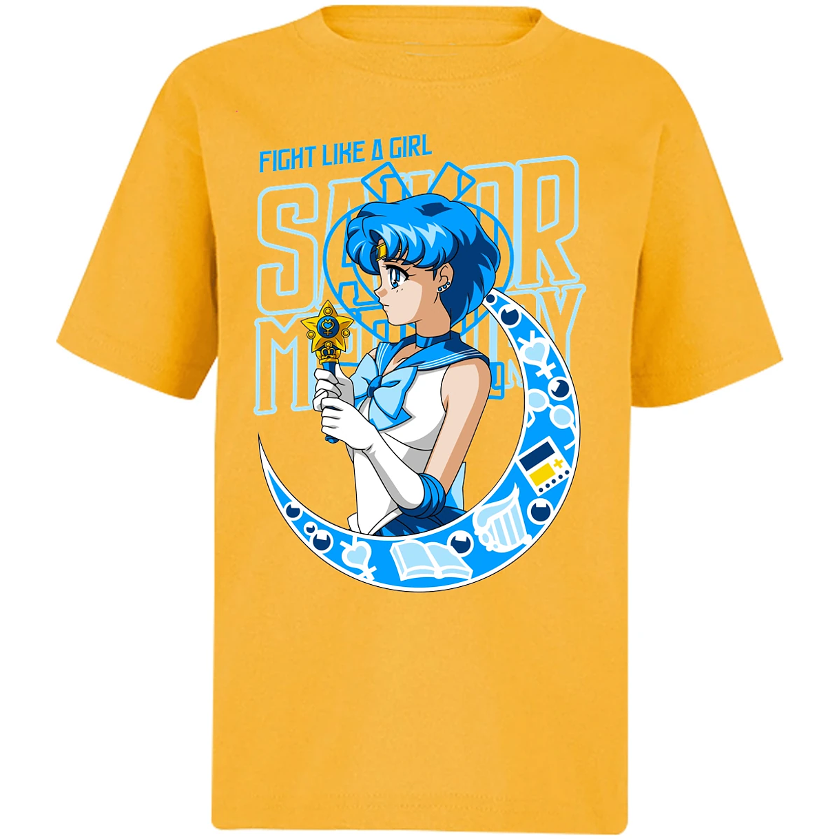 Playera Sailor Moon Sailor Moon Mercury para Niño 16