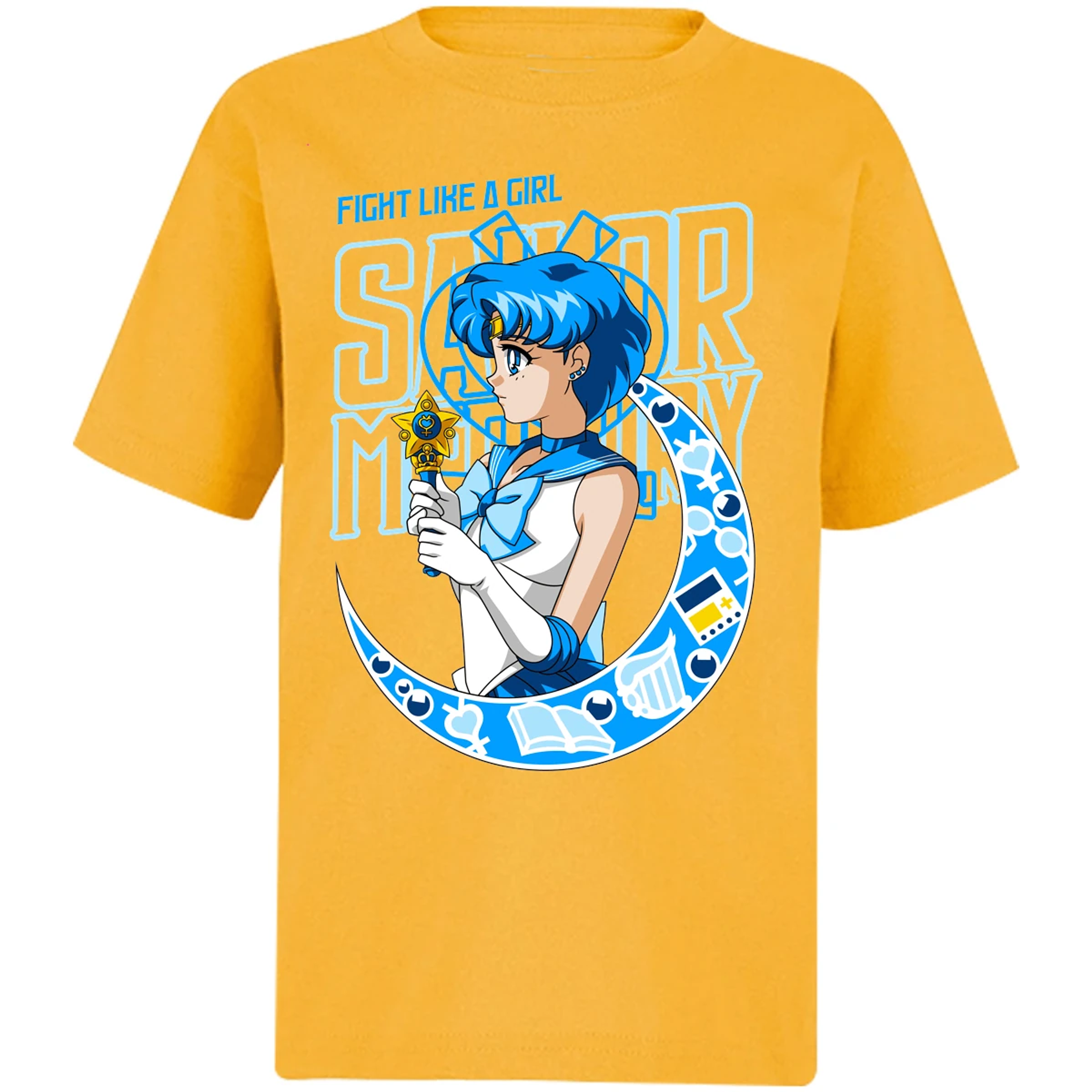 Playera Sailor Moon Sailor Moon Mercury para Niño 16