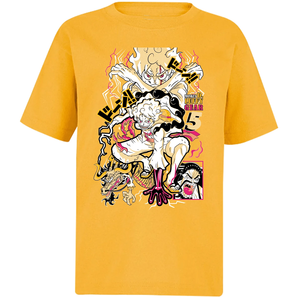 Playera One Piece Luffy Gear 5 para Niño 21