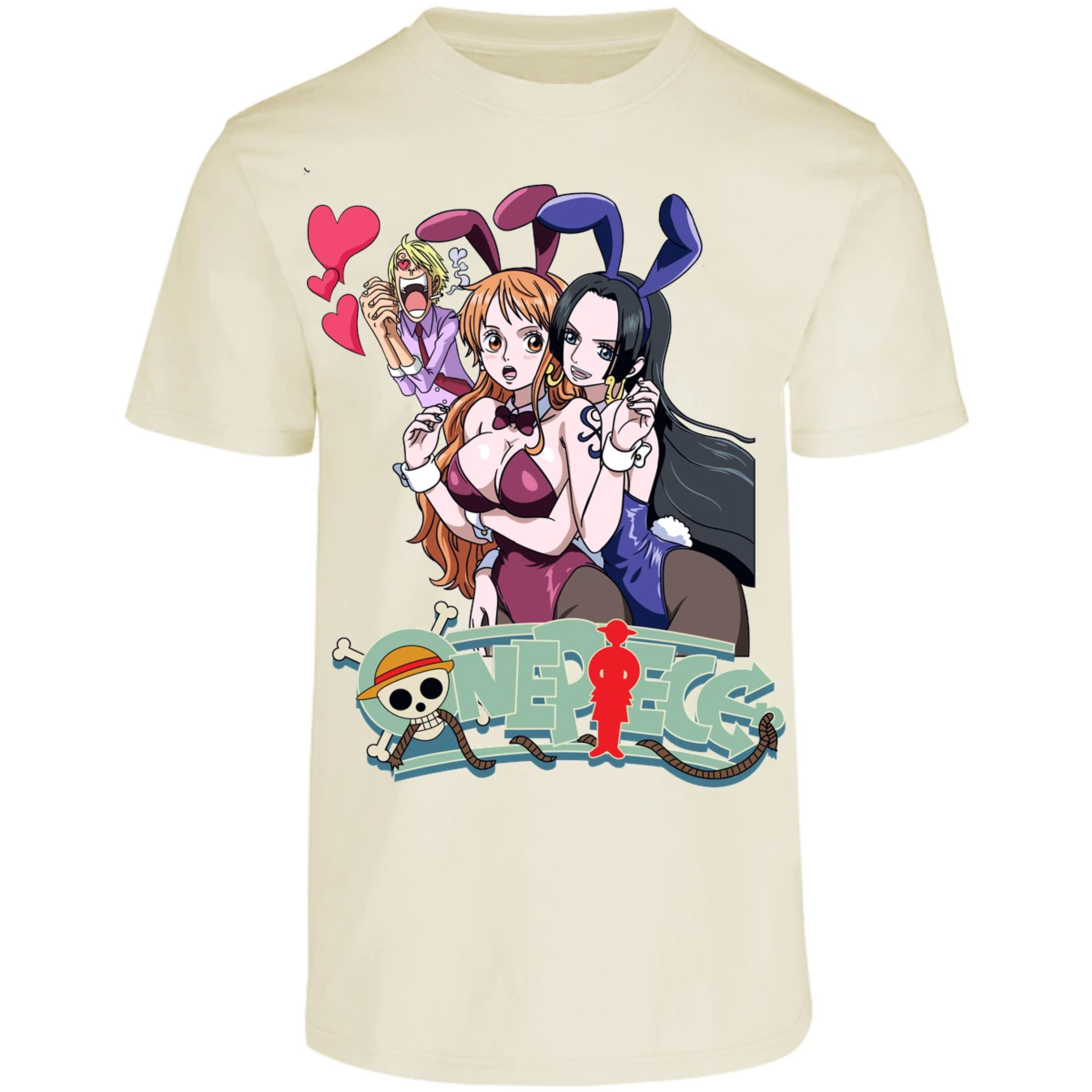 Playera One Piece Nami Y Boa para Adulto 1