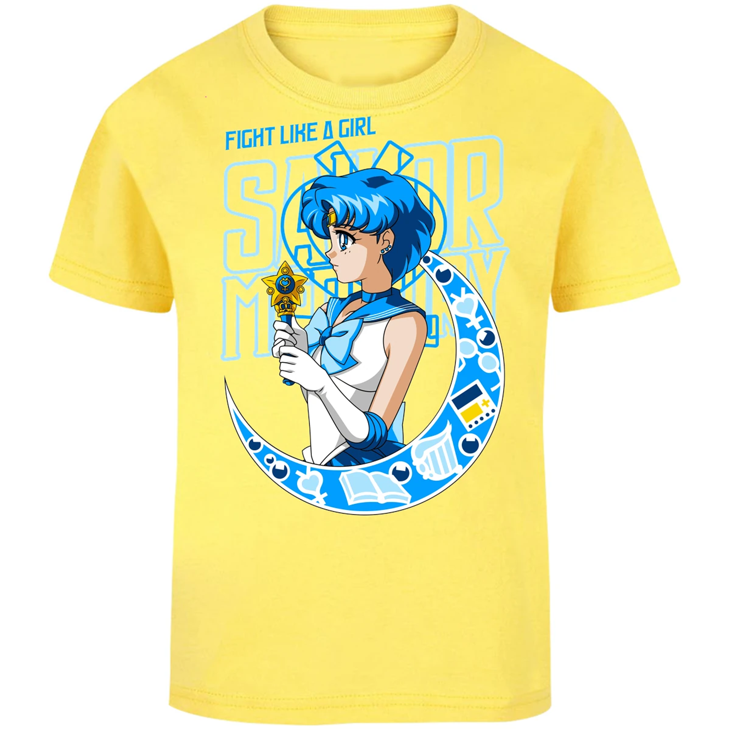 Playera Sailor Moon Sailor Moon Mercury para Niño 7
