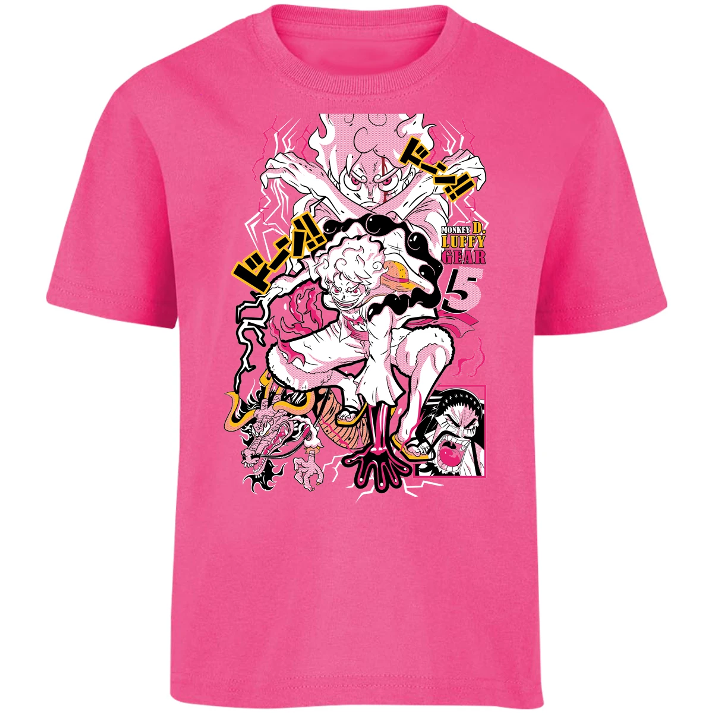 Playera One Piece Luffy Gear 5 para Niño 5