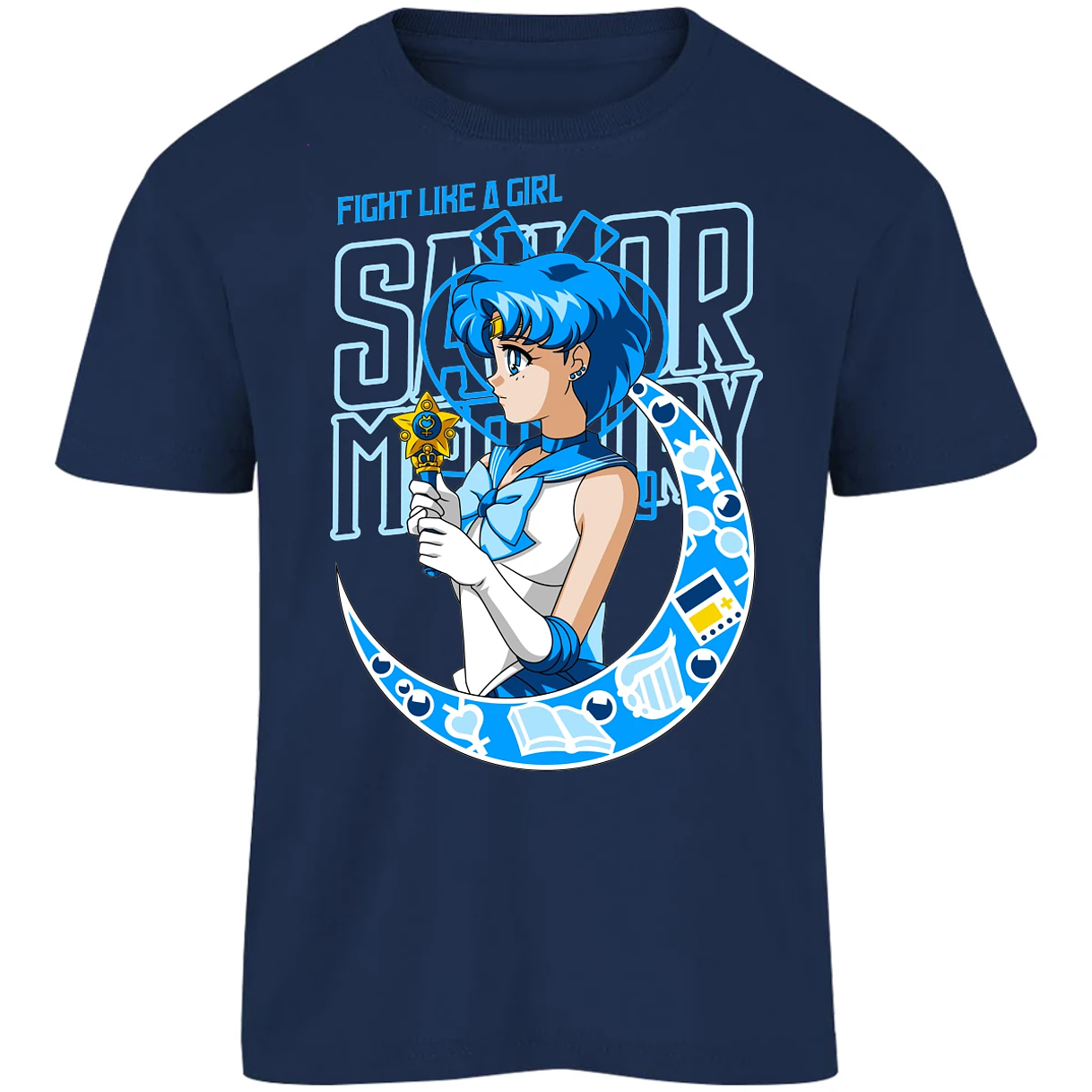 Playera Sailor Moon Sailor Moon Mercury para Niño 8