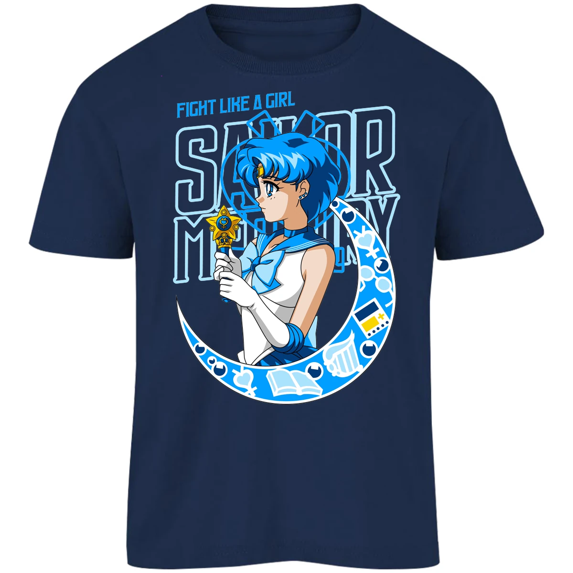 Playera Sailor Moon Sailor Moon Mercury para Niño 8