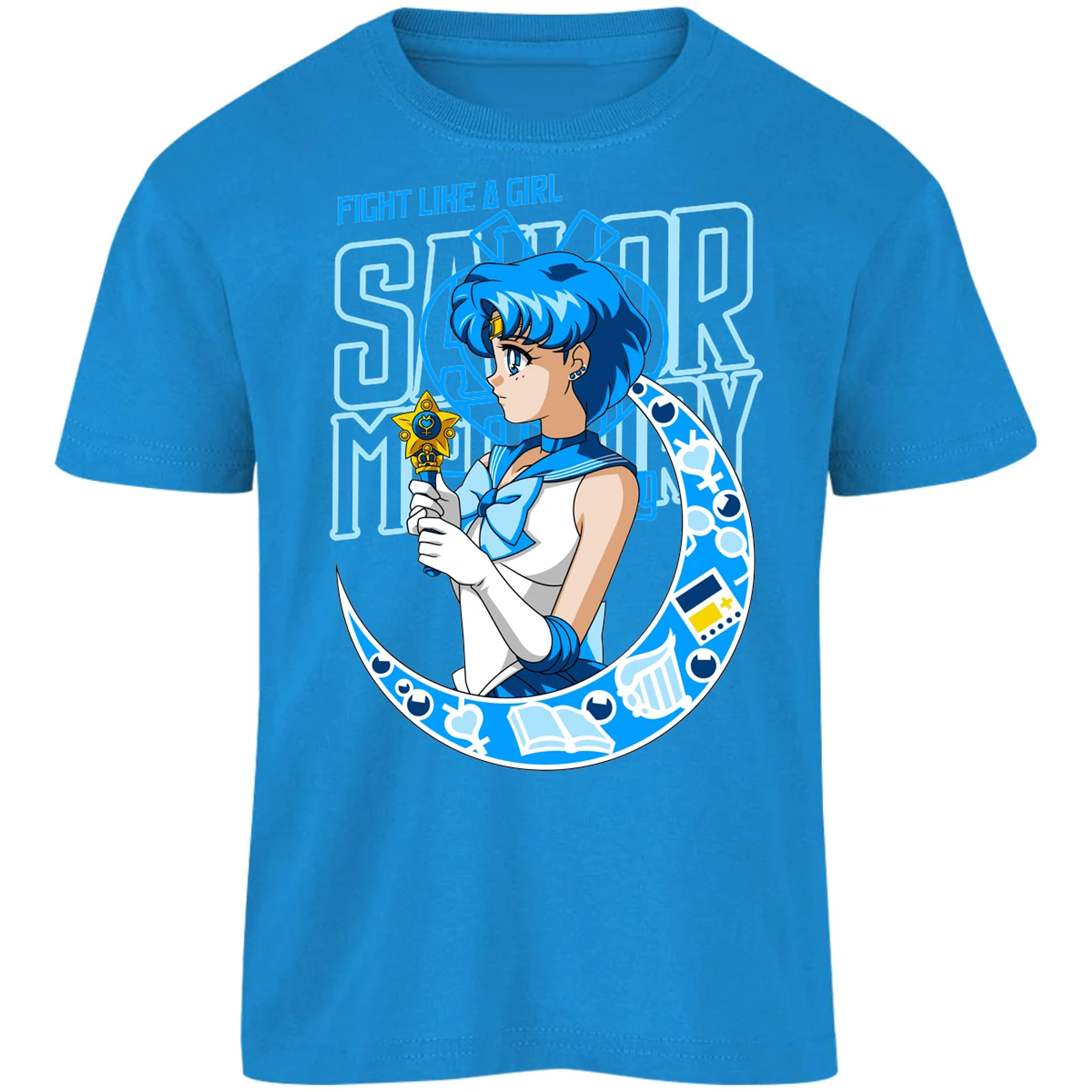 Playera Sailor Moon Sailor Moon Mercury para Niño 13