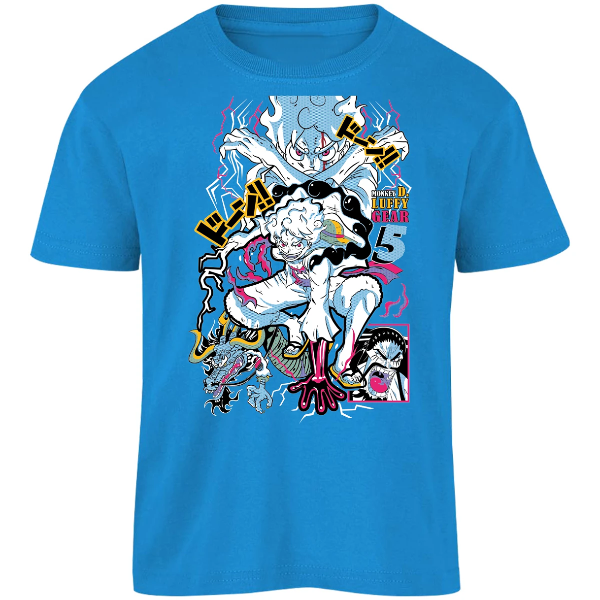 Playera One Piece Luffy Gear 5 para Niño 11