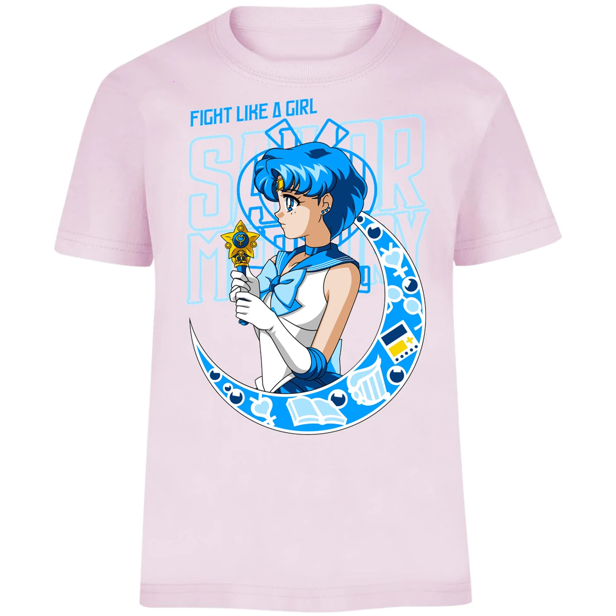 Playera Sailor Moon Sailor Moon Mercury para Niño 14
