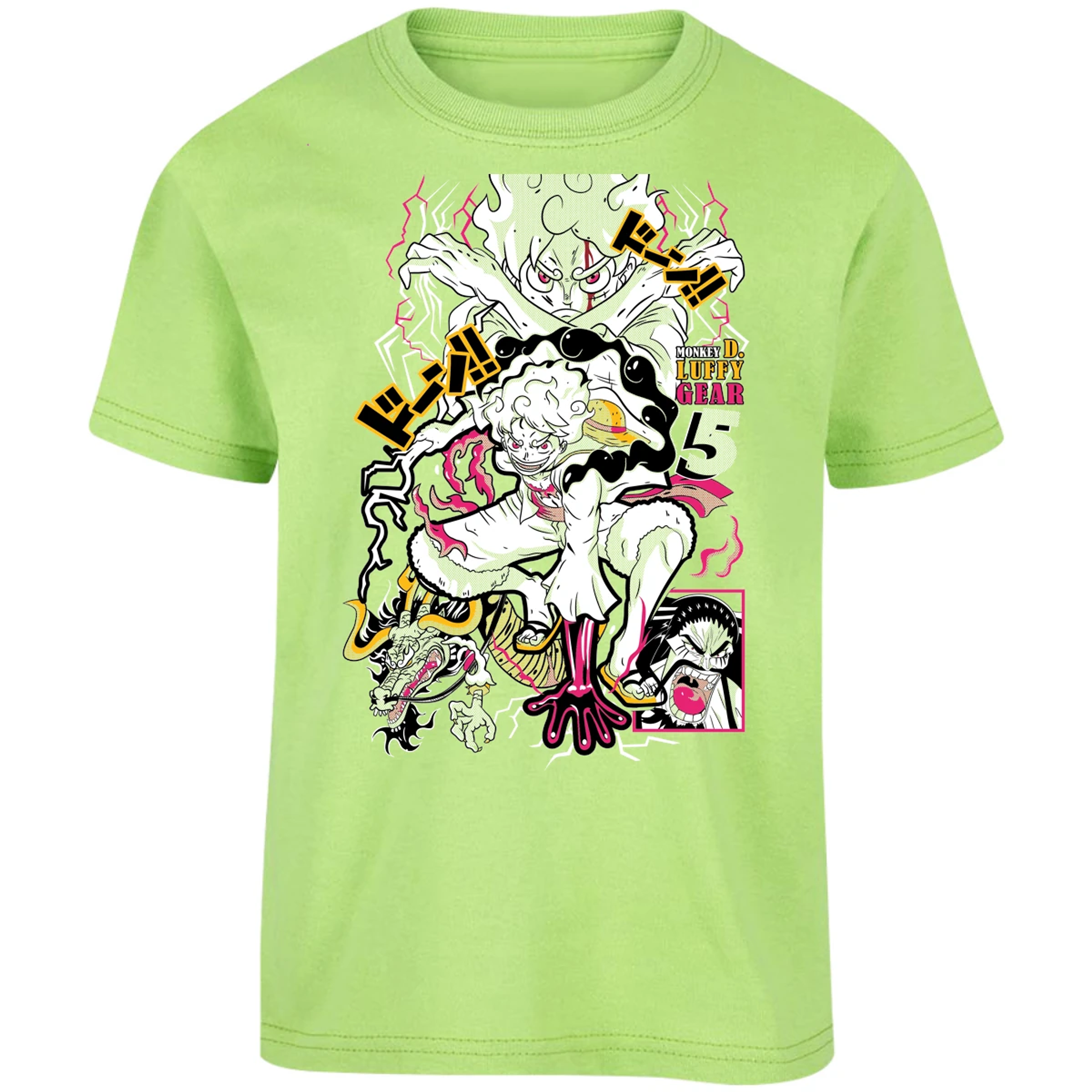 Playera One Piece Luffy Gear 5 para Niño 15