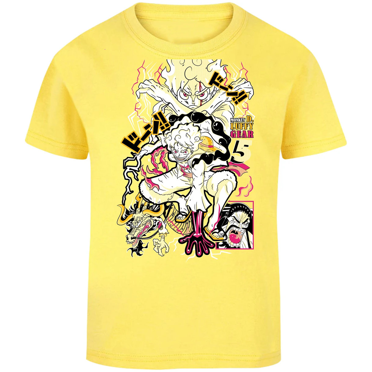 Playera One Piece Luffy Gear 5 para Niño 27