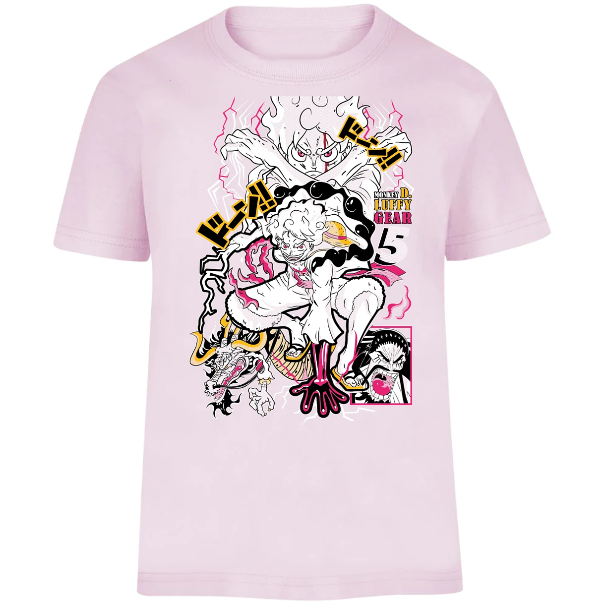 Playera One Piece Luffy Gear 5 para Niño 33