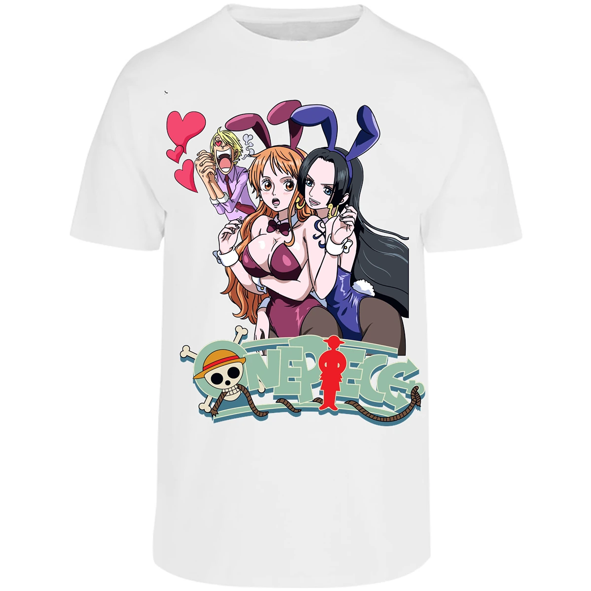 Playera One Piece Nami Y Boa para Adulto 49