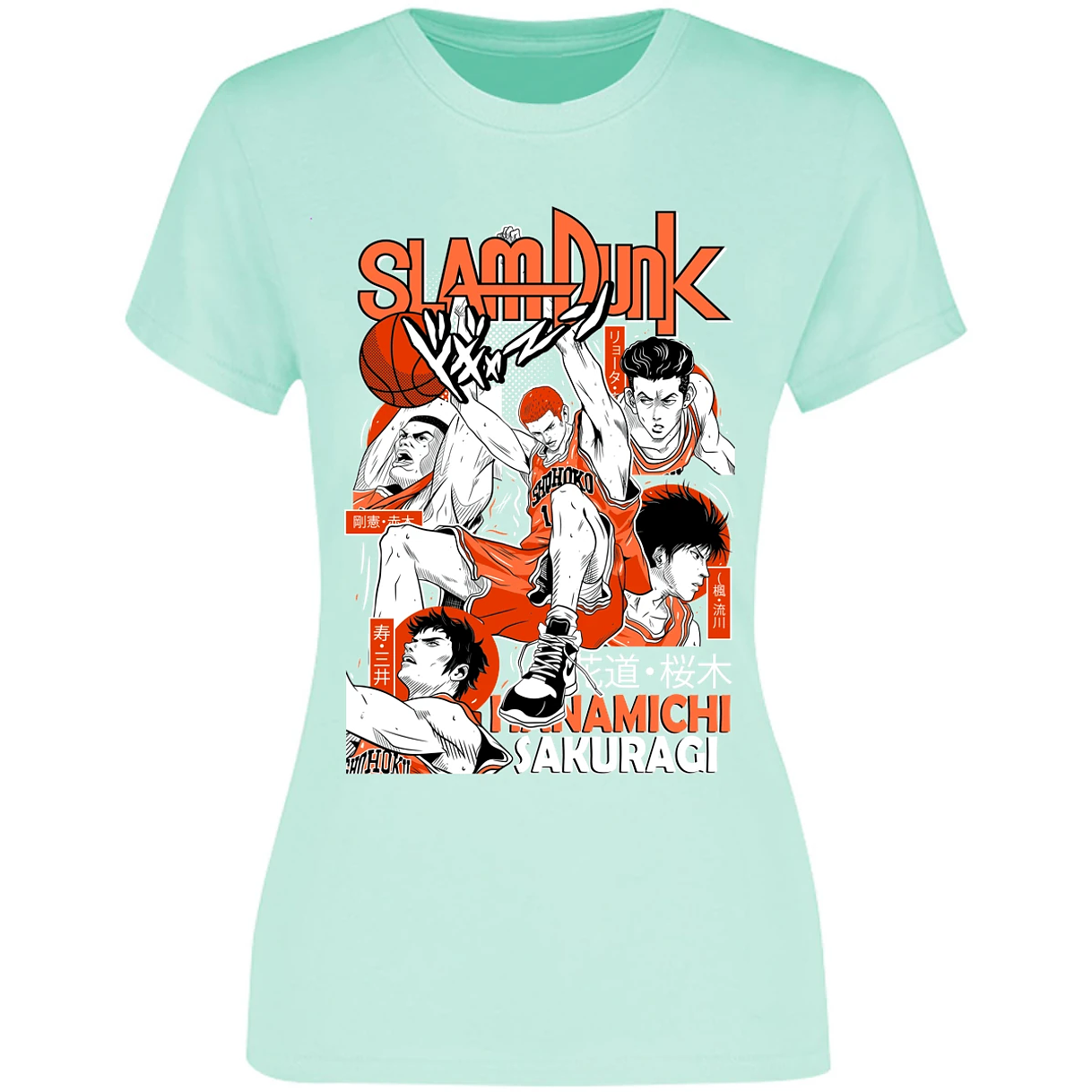 Blusa Slam Dunk Sakuragi Slam Dunk Blusa para Mujer 2