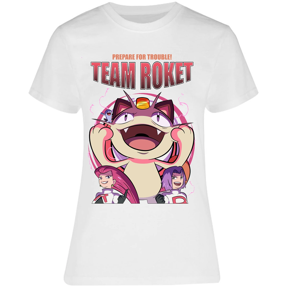 Blusa Pokemon Team Rocket Blusa para Mujer 5