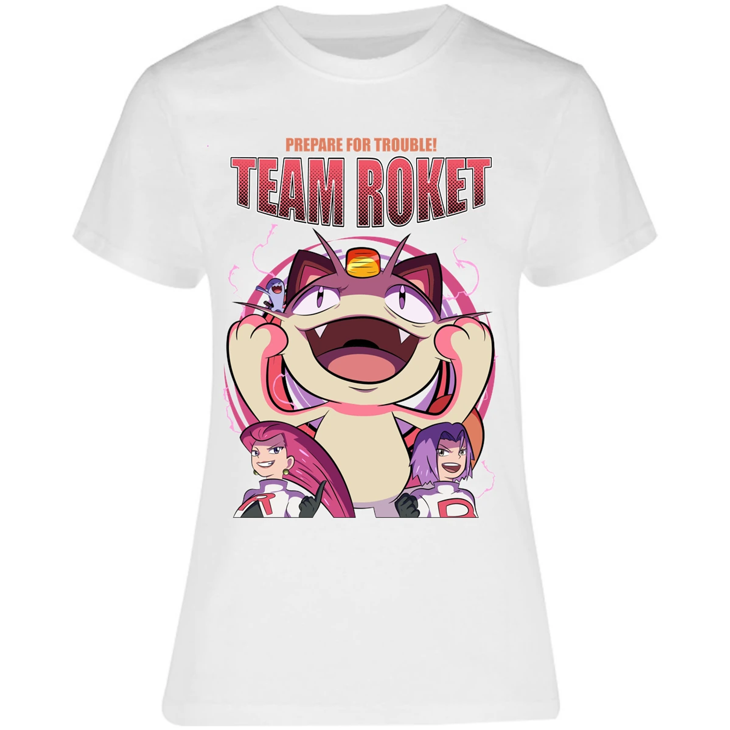 Blusa Pokemon Team Rocket Blusa para Mujer 5