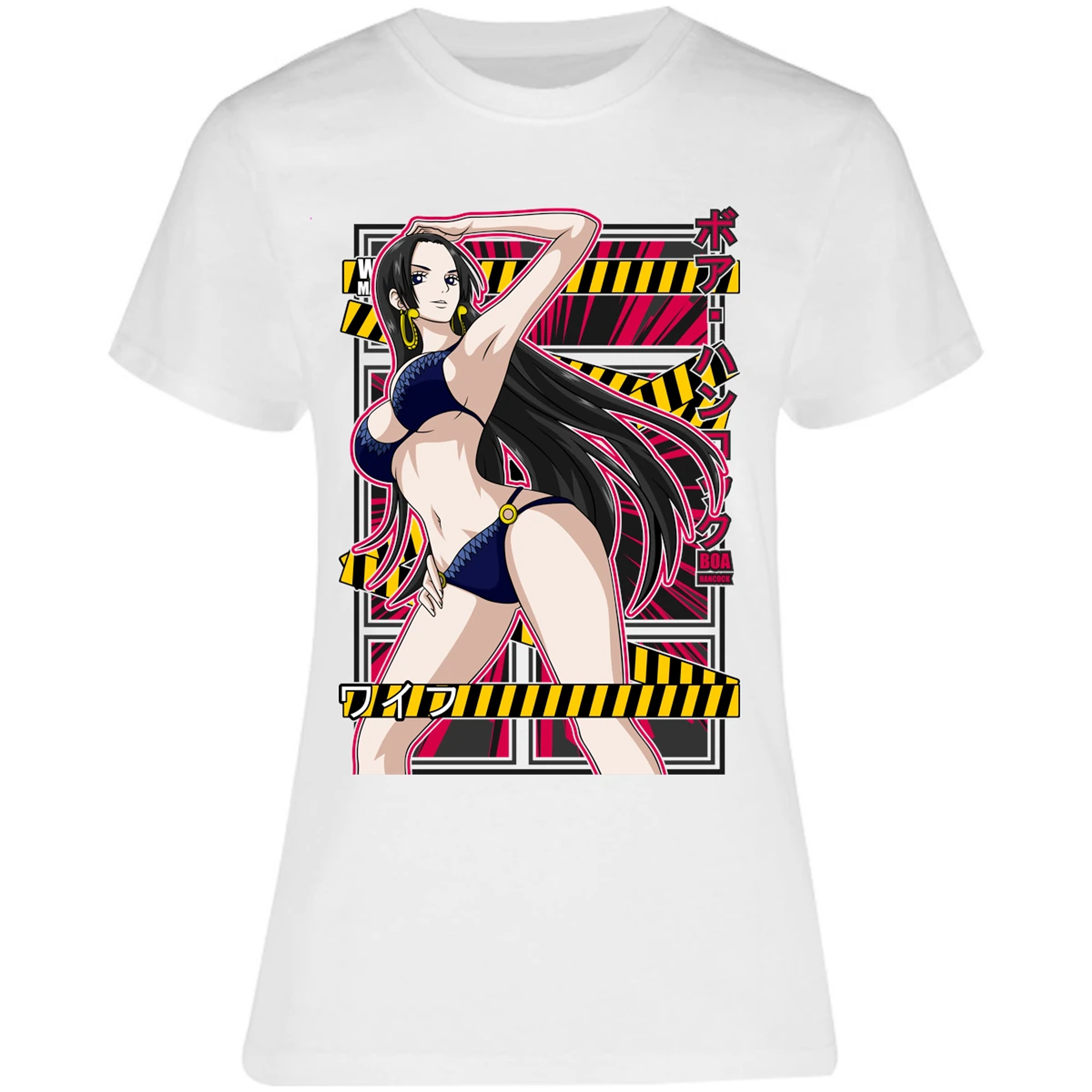 Blusa One Piece Boa Hancock Waifu Blusa para Mujer 3