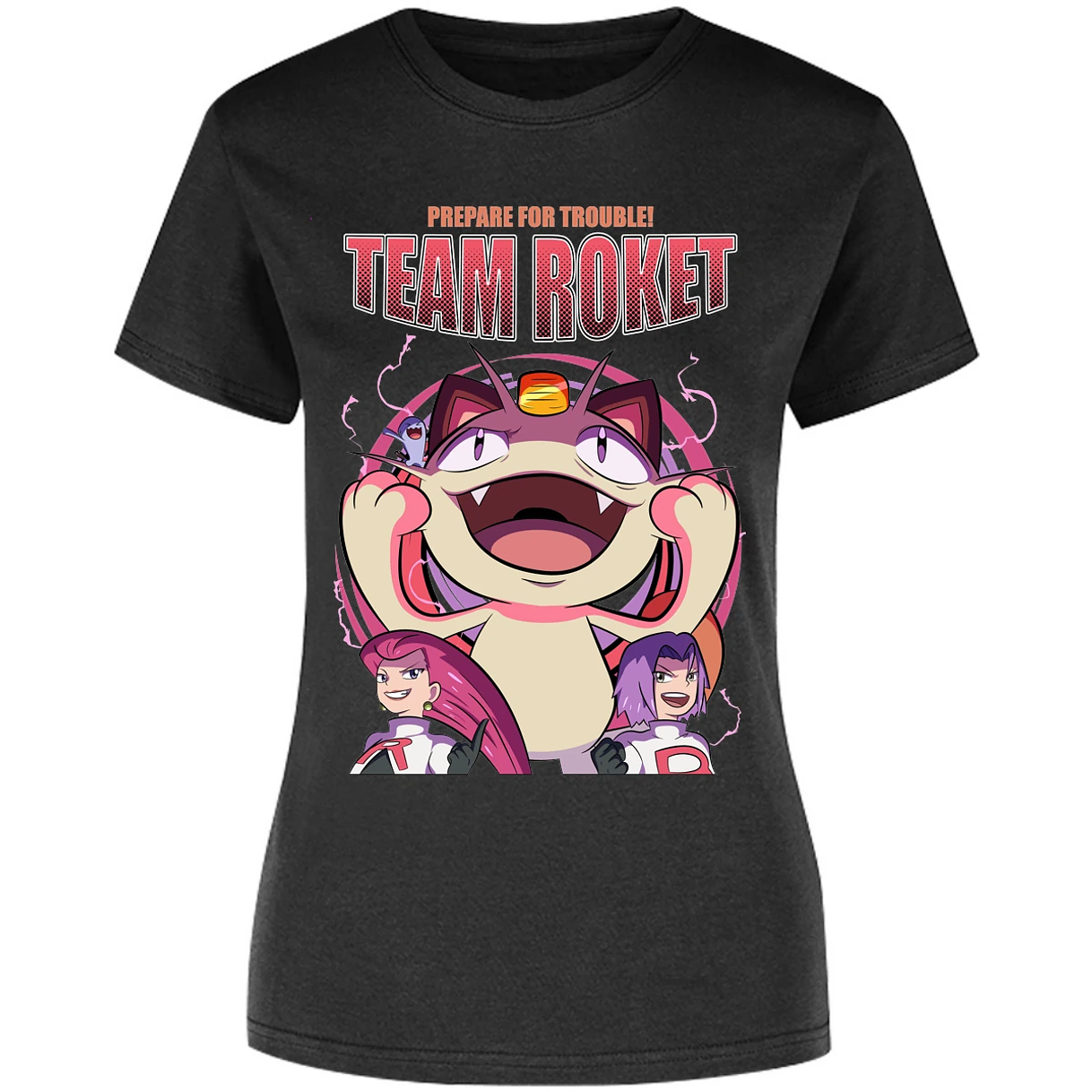 Blusa Pokemon Team Rocket Blusa para Mujer 4