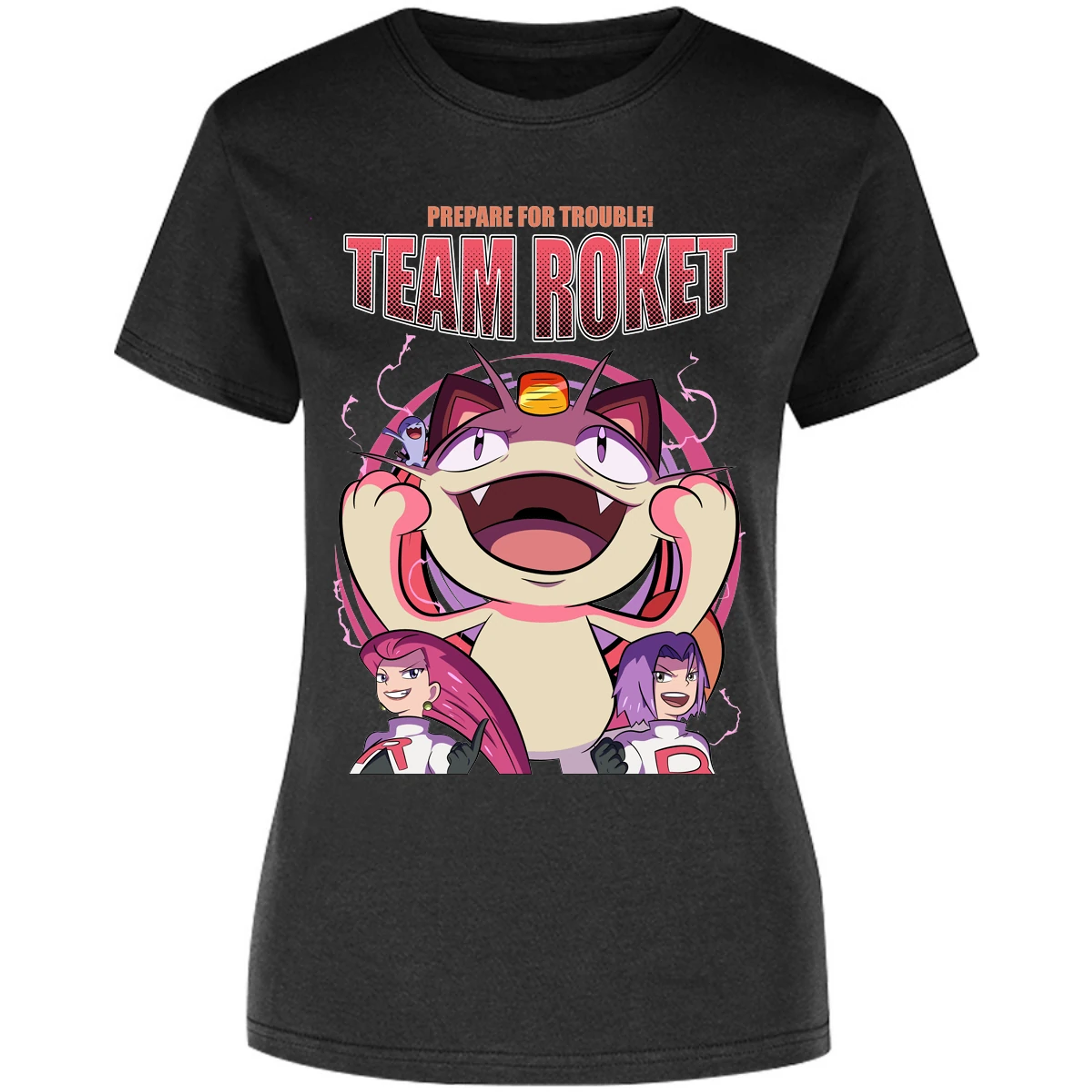 Blusa Pokemon Team Rocket Blusa para Mujer 4
