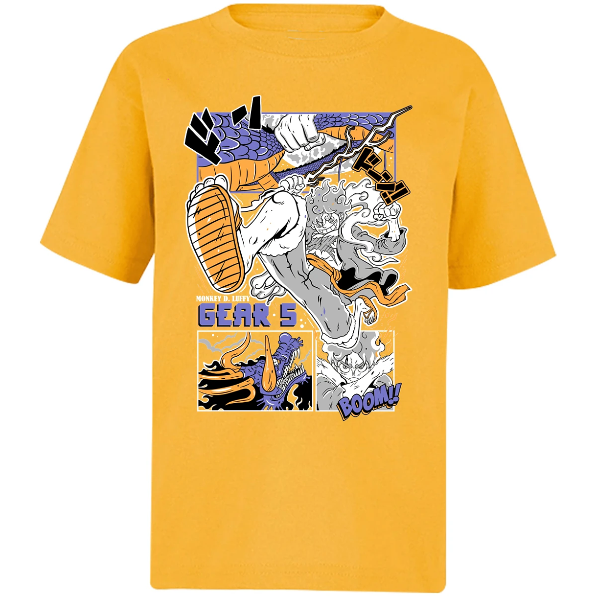 Playera One Piece Luffy Gear5 para Niño 29