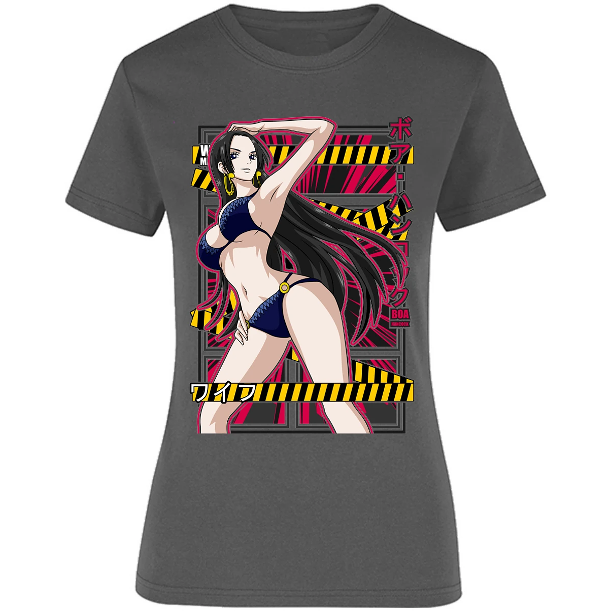 Blusa One Piece Boa Hancock Waifu Blusa para Mujer 31