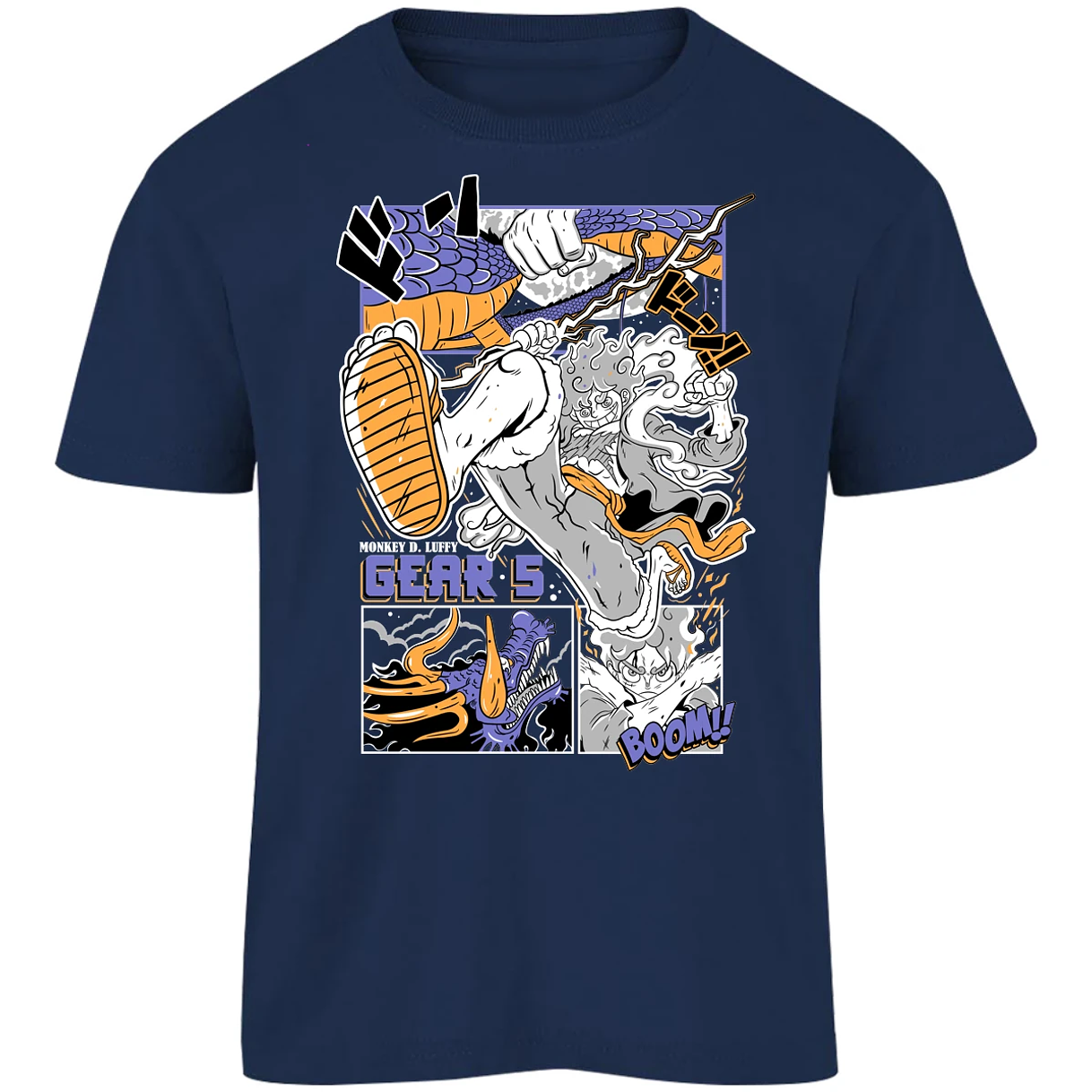 Playera One Piece Luffy Gear5 para Niño 1