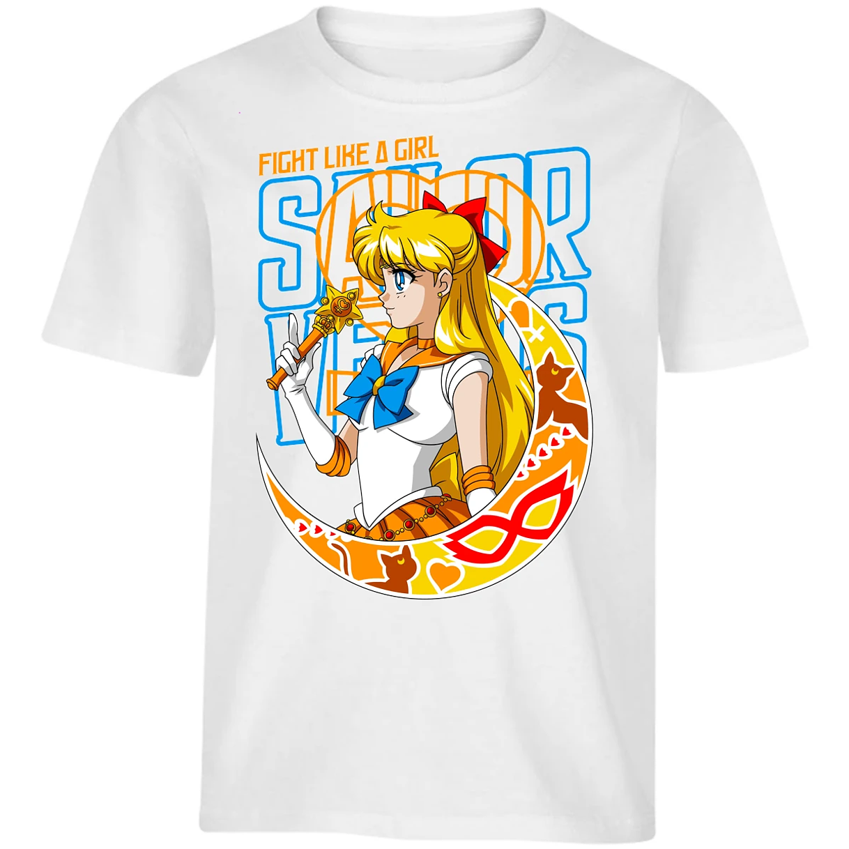 Playera Sailor Moon Sailor Moon Venus para Niño 14