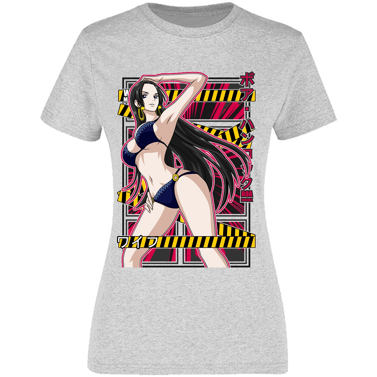 Blusa One Piece Boa Hancock Waifu Blusa para Mujer 29