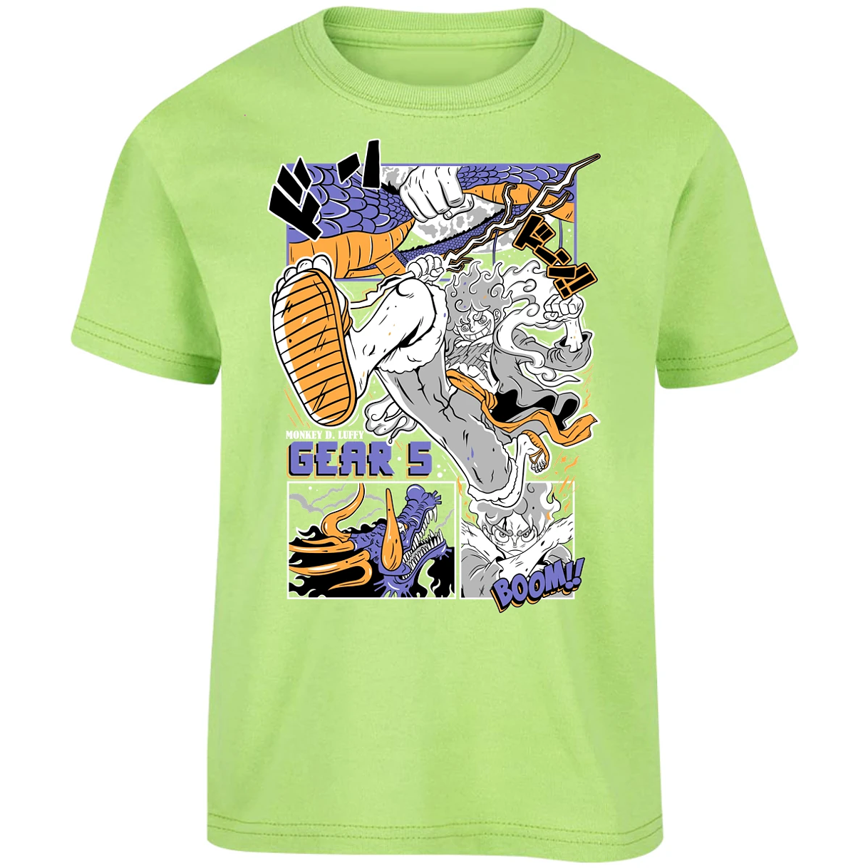 Playera One Piece Luffy Gear5 para Niño 31