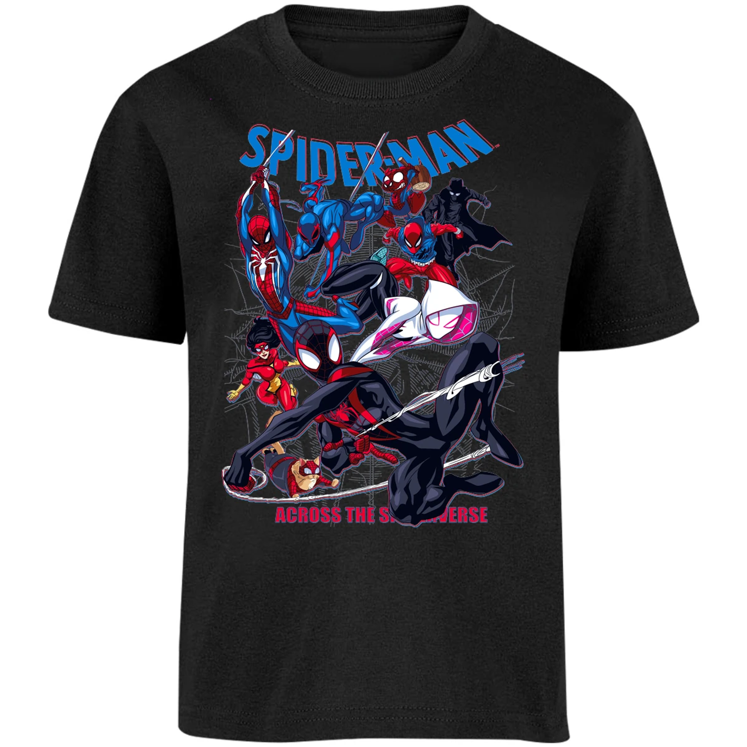 Playera Spiderman Across The Spiderverse para Niño 8