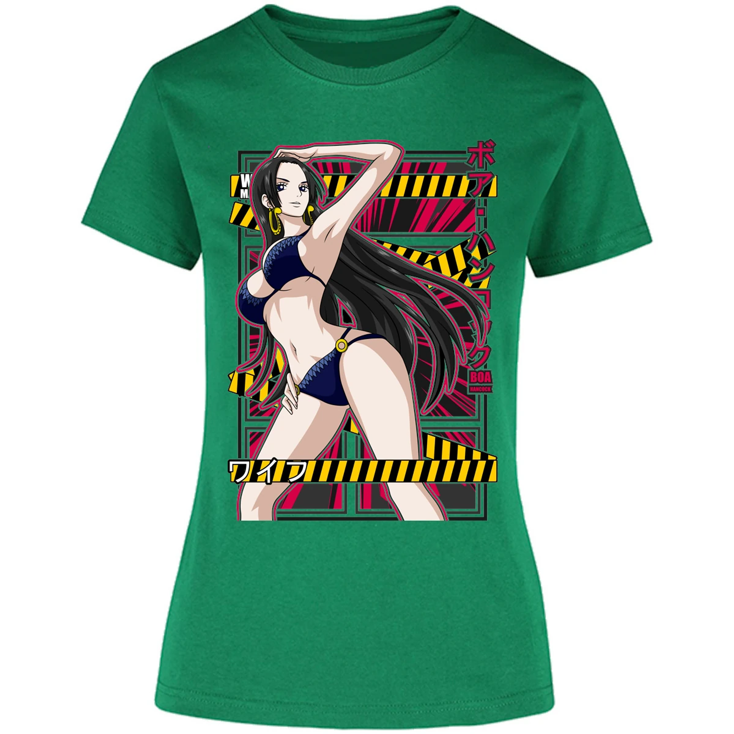 Blusa One Piece Boa Hancock Waifu Blusa para Mujer 15