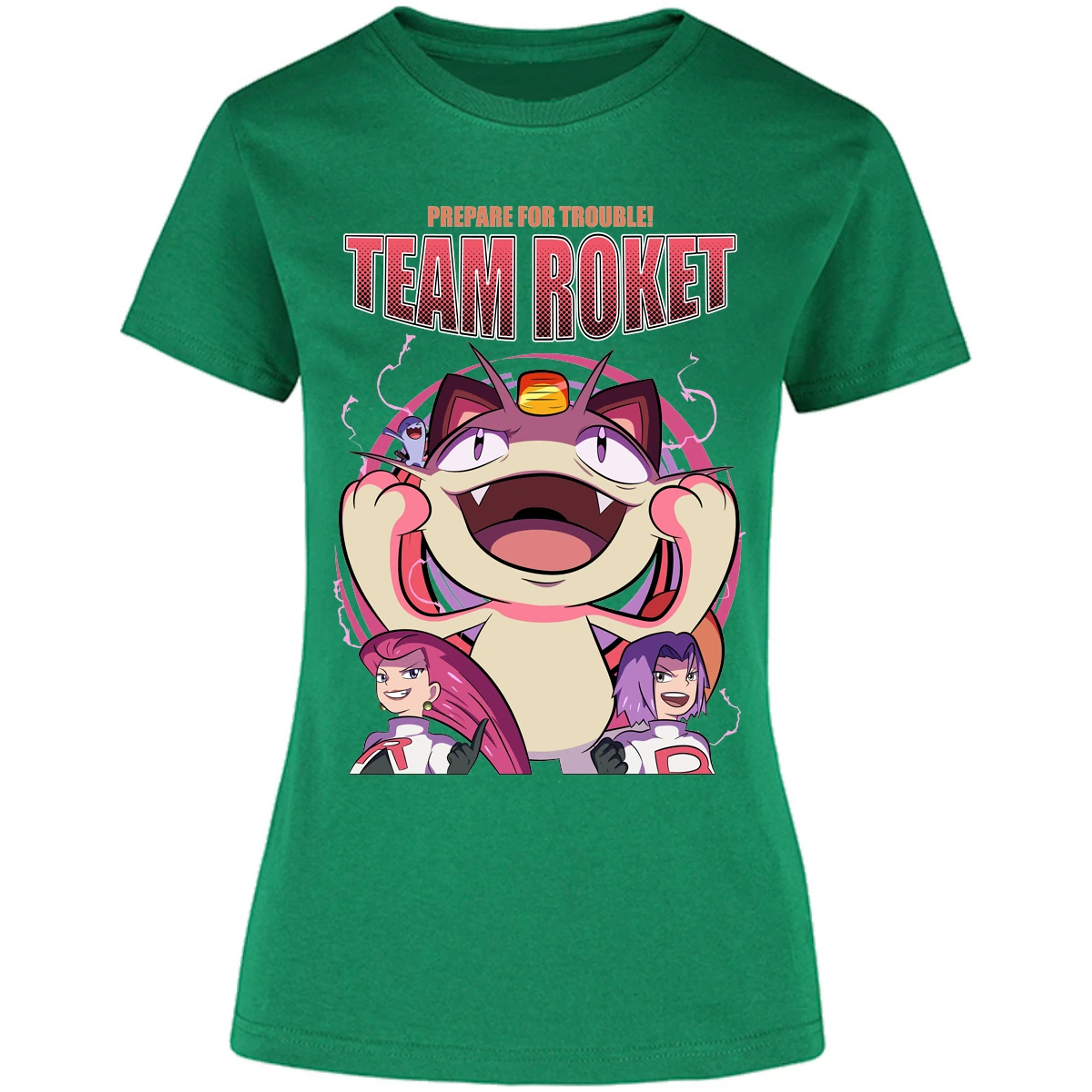 Blusa Pokemon Team Rocket Blusa para Mujer 1