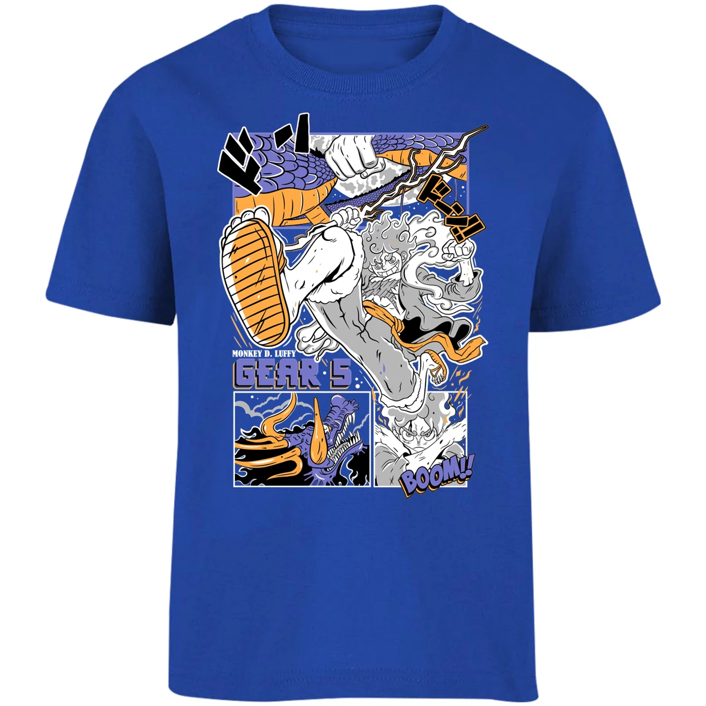 Playera One Piece Luffy Gear5 para Niño 15