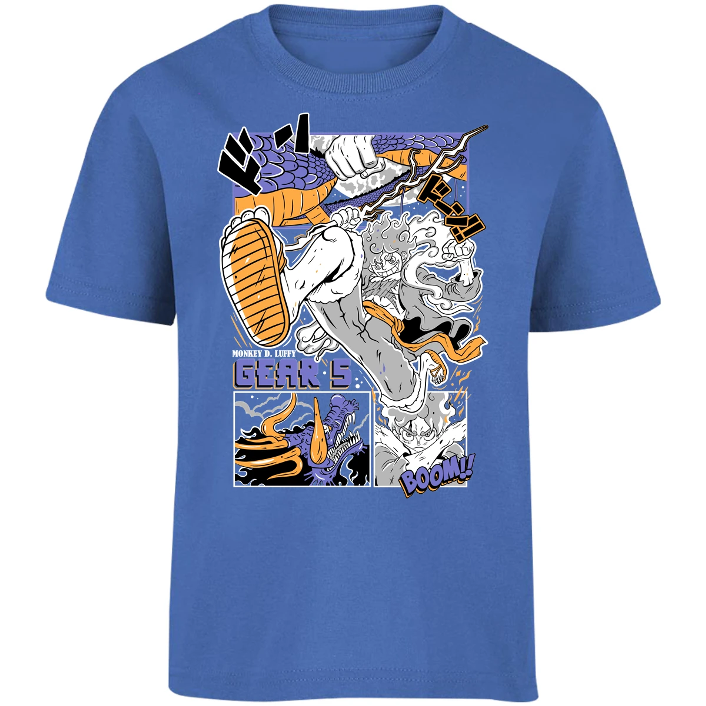 Playera One Piece Luffy Gear5 para Niño 21