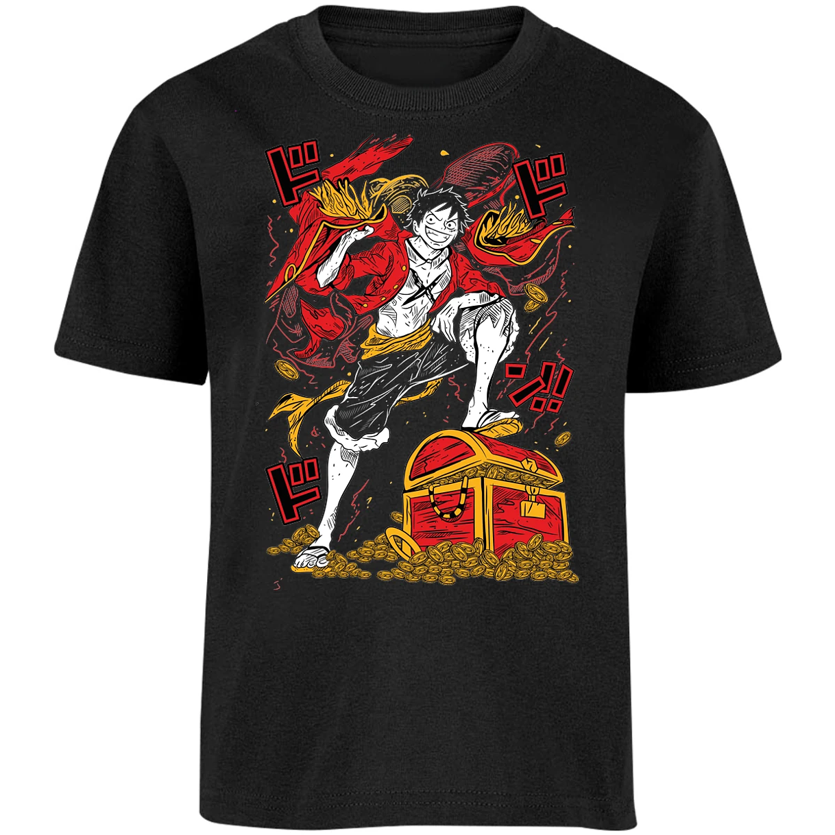 Playera One Piece Luffy Tesoro Anime para Niño 13