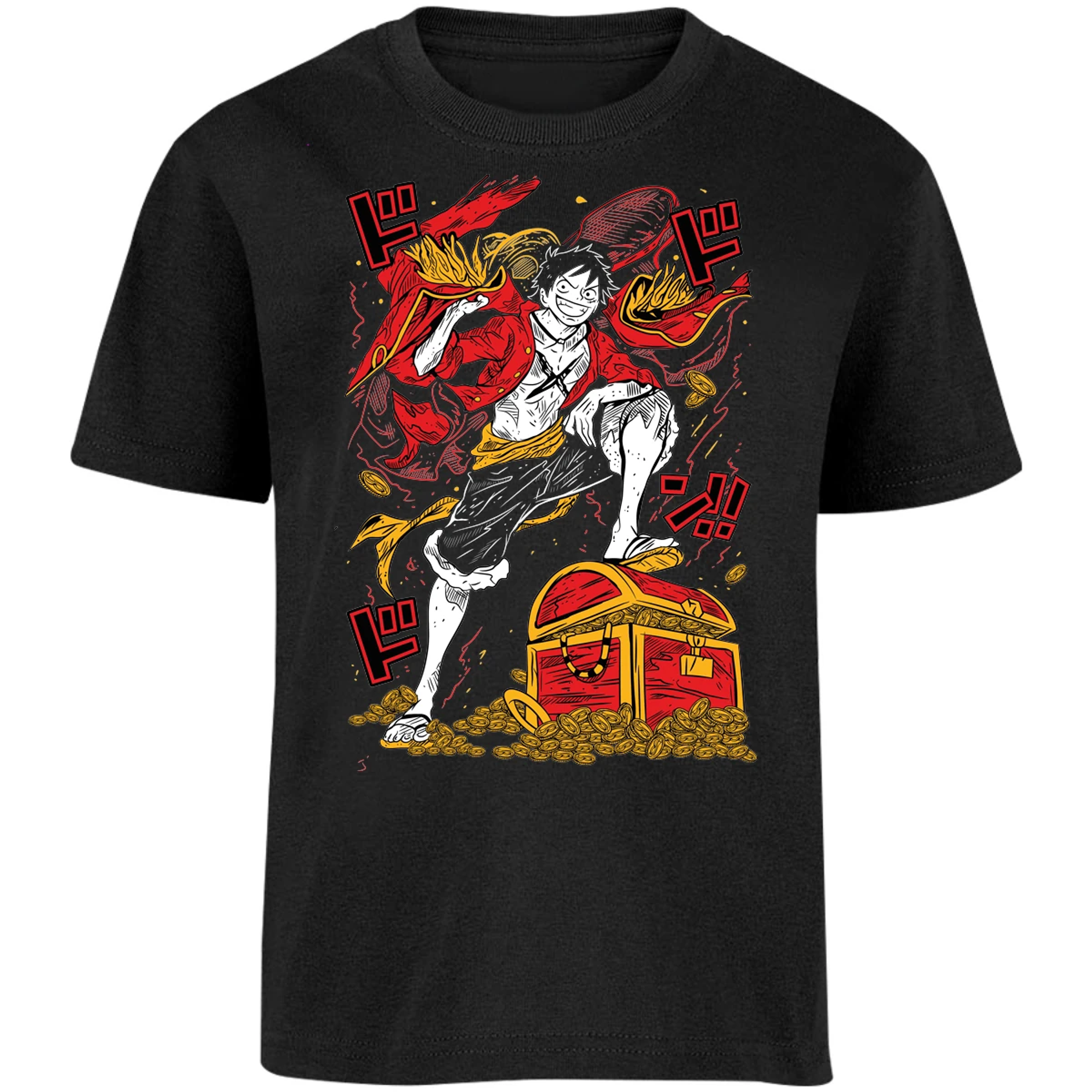 Playera One Piece Luffy Tesoro Anime para Niño 13