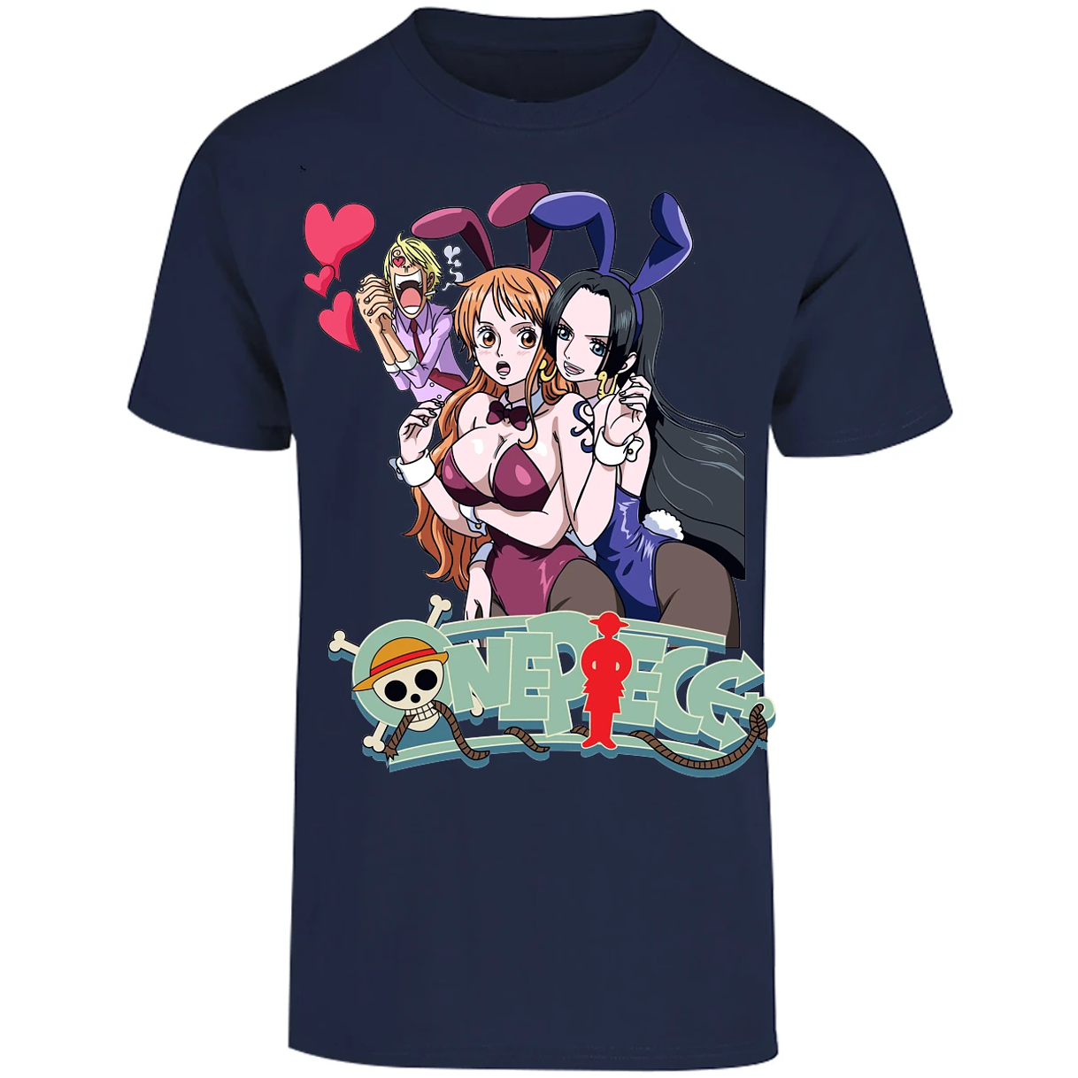 Playera One Piece Nami Y Boa para Adulto 15