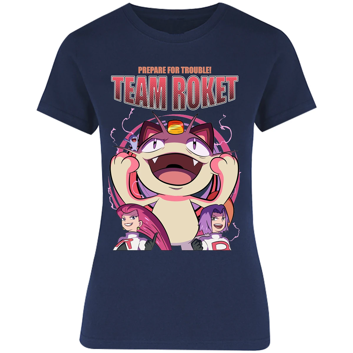 Blusa Pokemon Team Rocket Blusa para Mujer 8