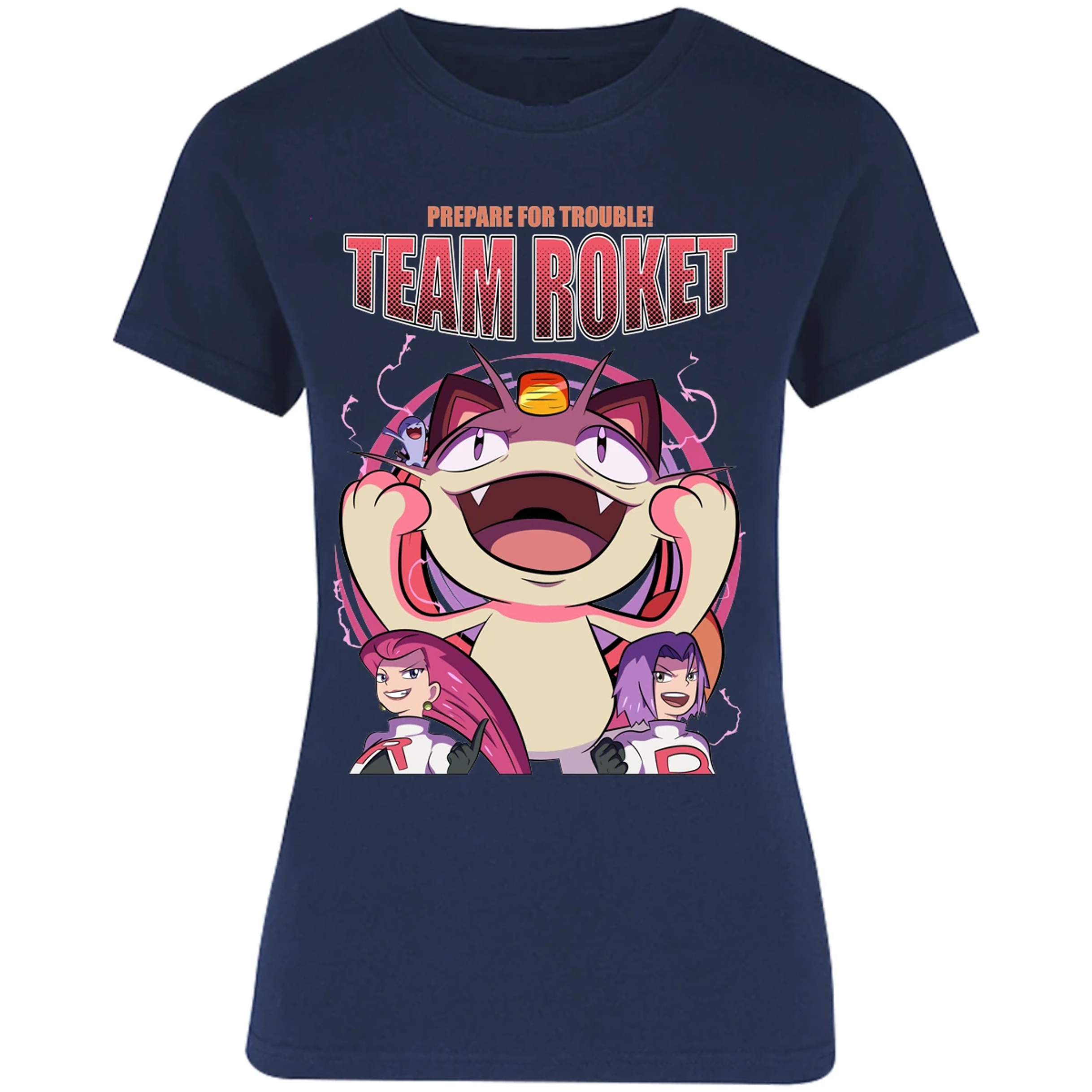 Blusa Pokemon Team Rocket Blusa para Mujer 8