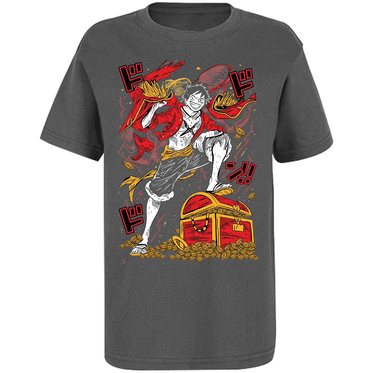 Playera One Piece Luffy Tesoro Anime para Niño 27