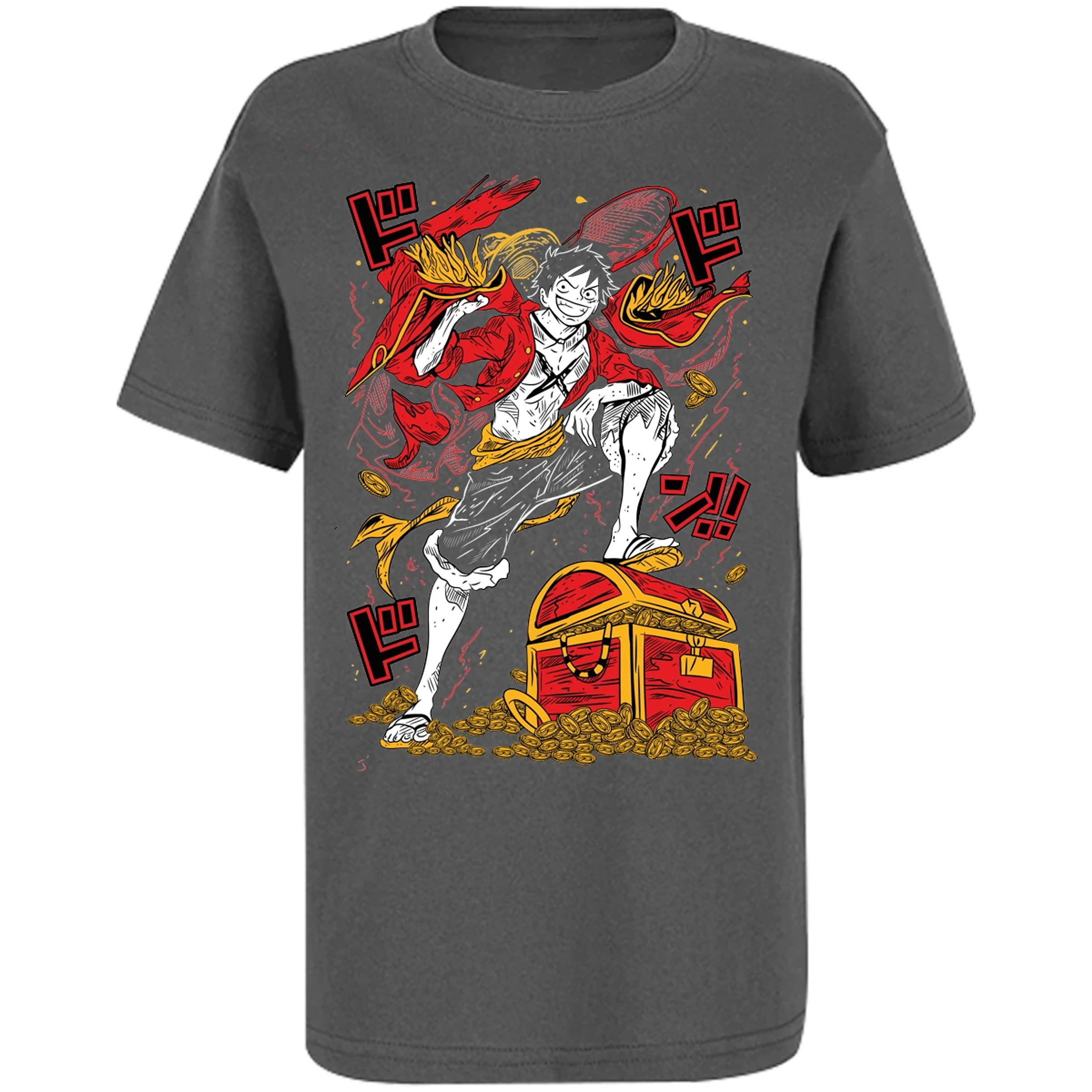Playera One Piece Luffy Tesoro Anime para Niño 27