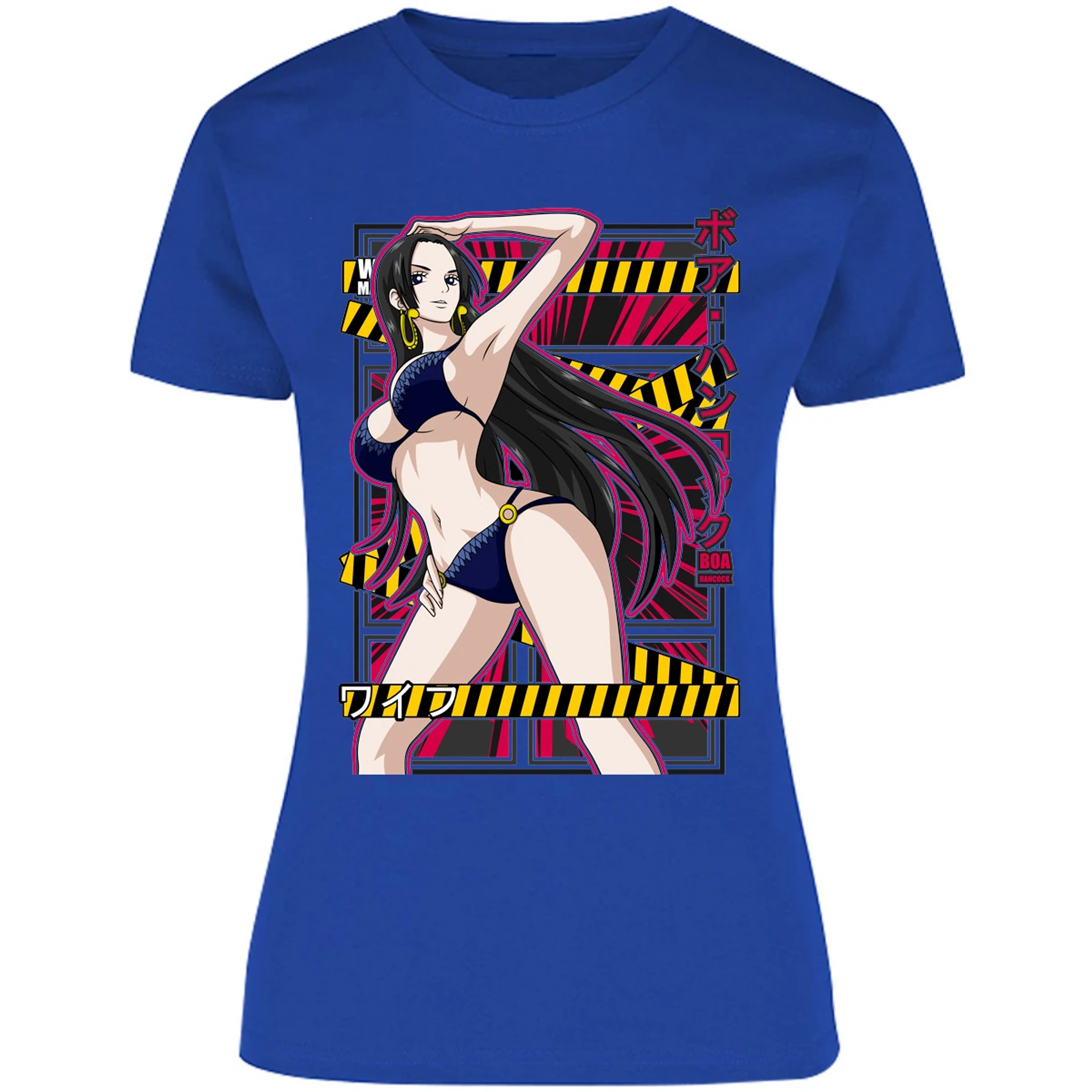 Blusa One Piece Boa Hancock Waifu Blusa para Mujer 23