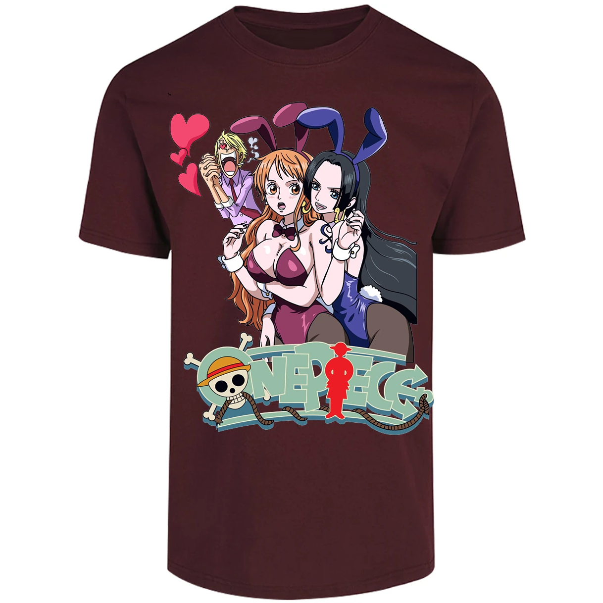 Playera One Piece Nami Y Boa para Adulto 32