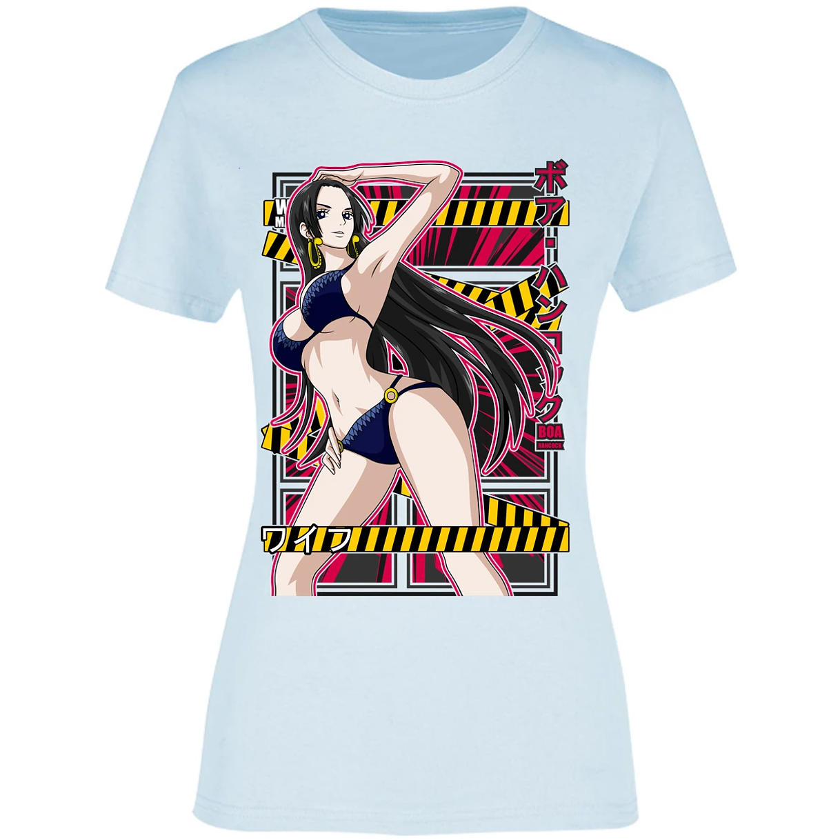 Blusa One Piece Boa Hancock Waifu Blusa para Mujer 8