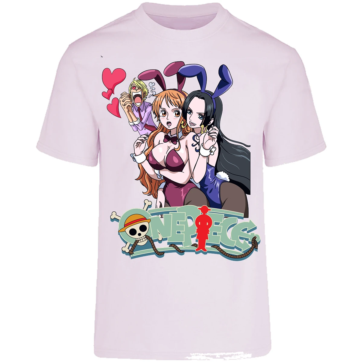 Playera One Piece Nami Y Boa para Adulto 8