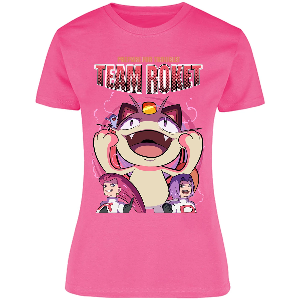 Blusa Pokemon Team Rocket Blusa para Mujer 12