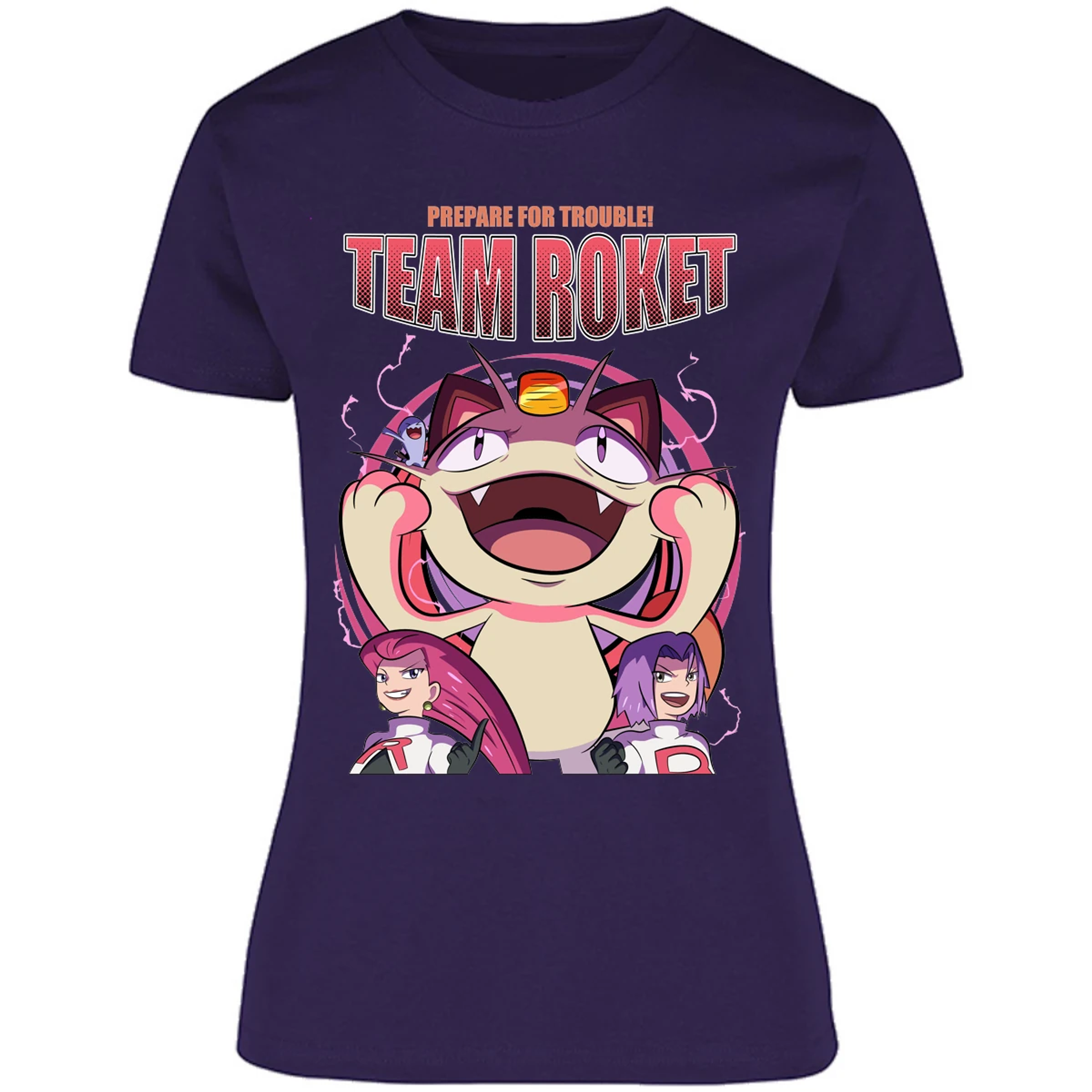 Blusa Pokemon Team Rocket Blusa para Mujer 15