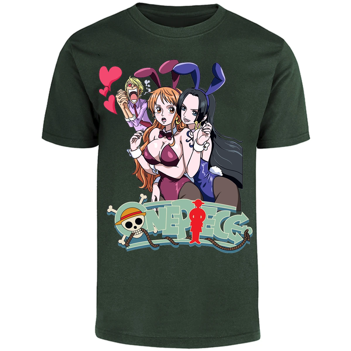Playera One Piece Nami Y Boa para Adulto 47