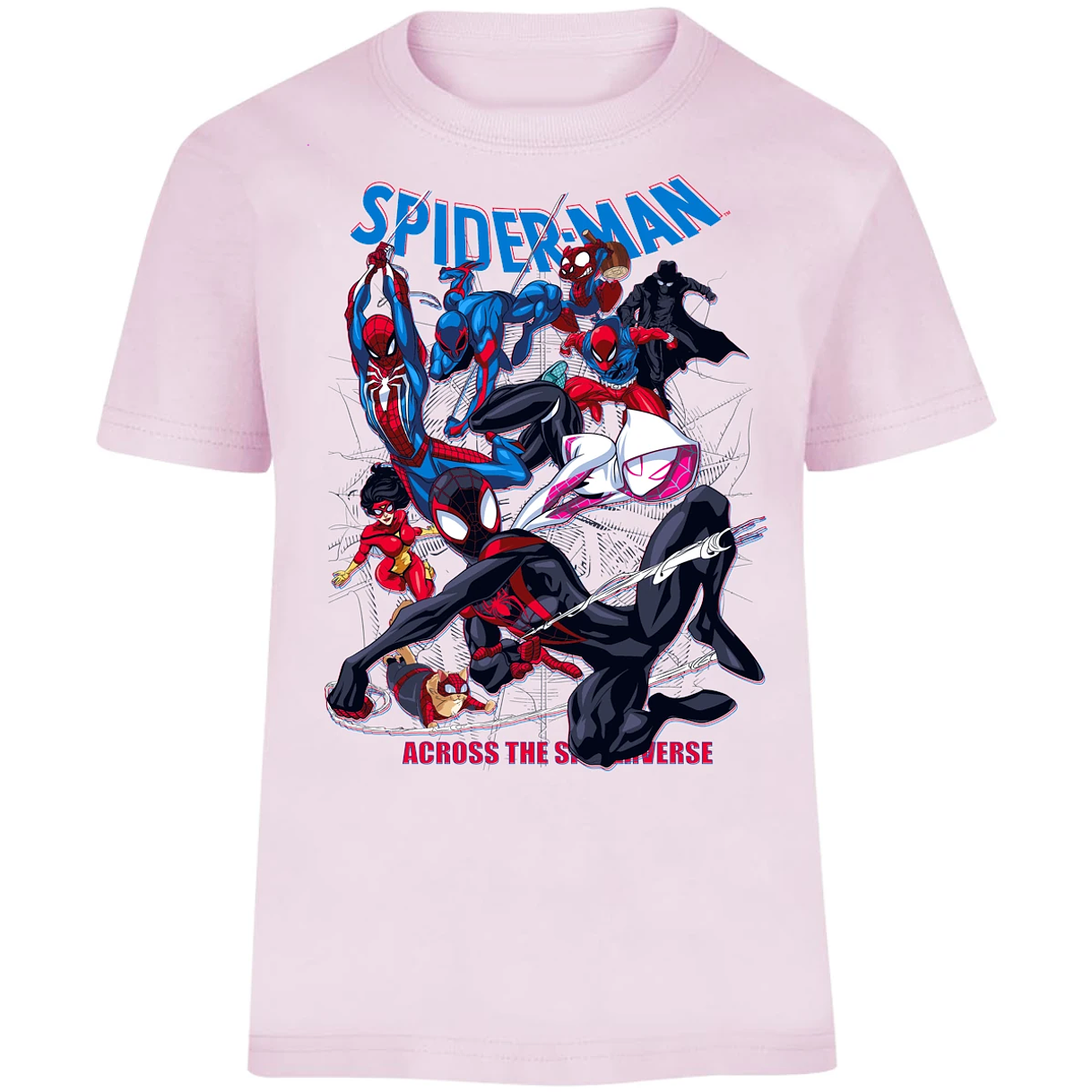 Playera Spiderman Across The Spiderverse para Niño 3