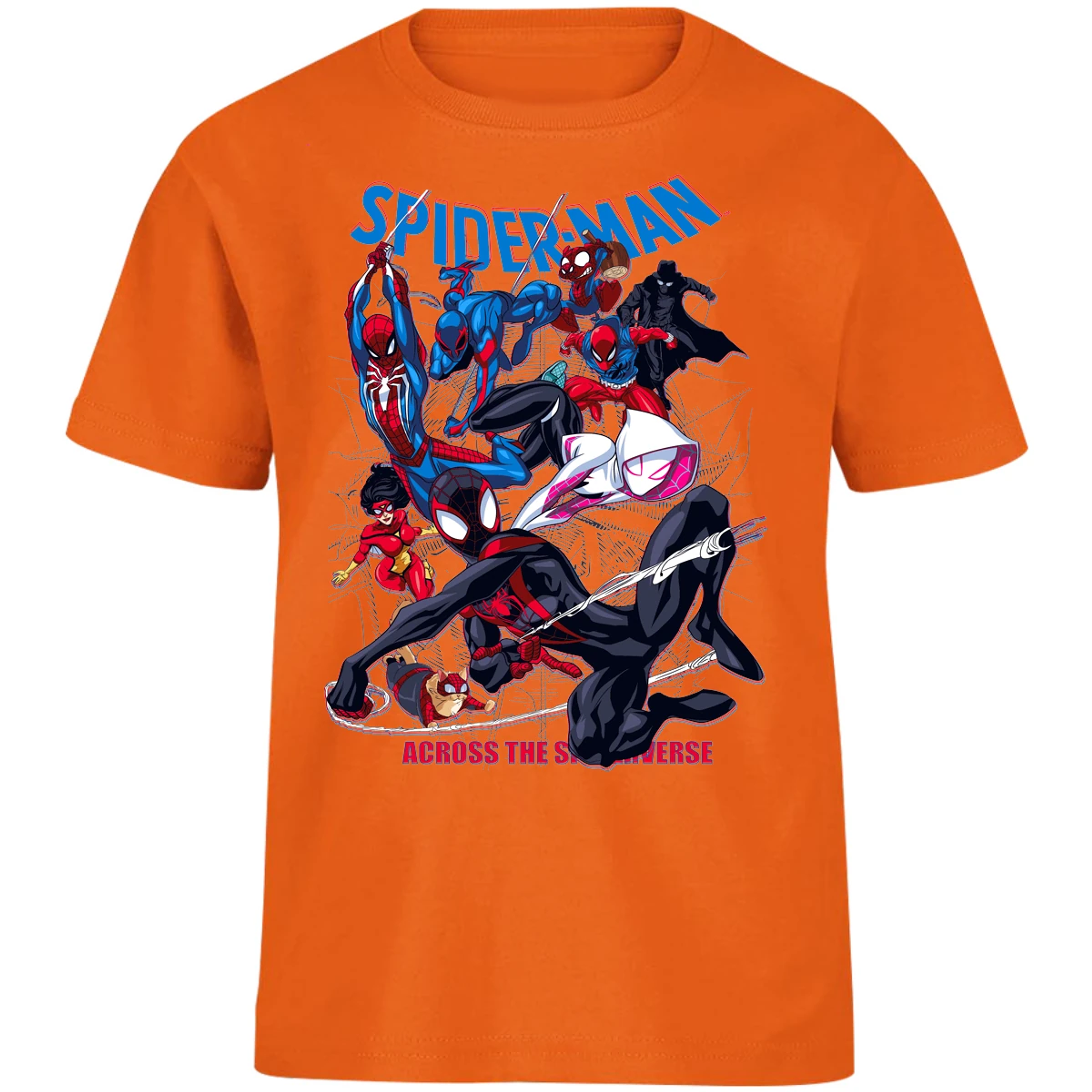 Playera Spiderman Across The Spiderverse para Niño 9
