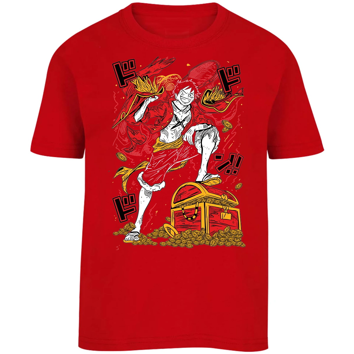 Playera One Piece Luffy Tesoro Anime para Niño 7